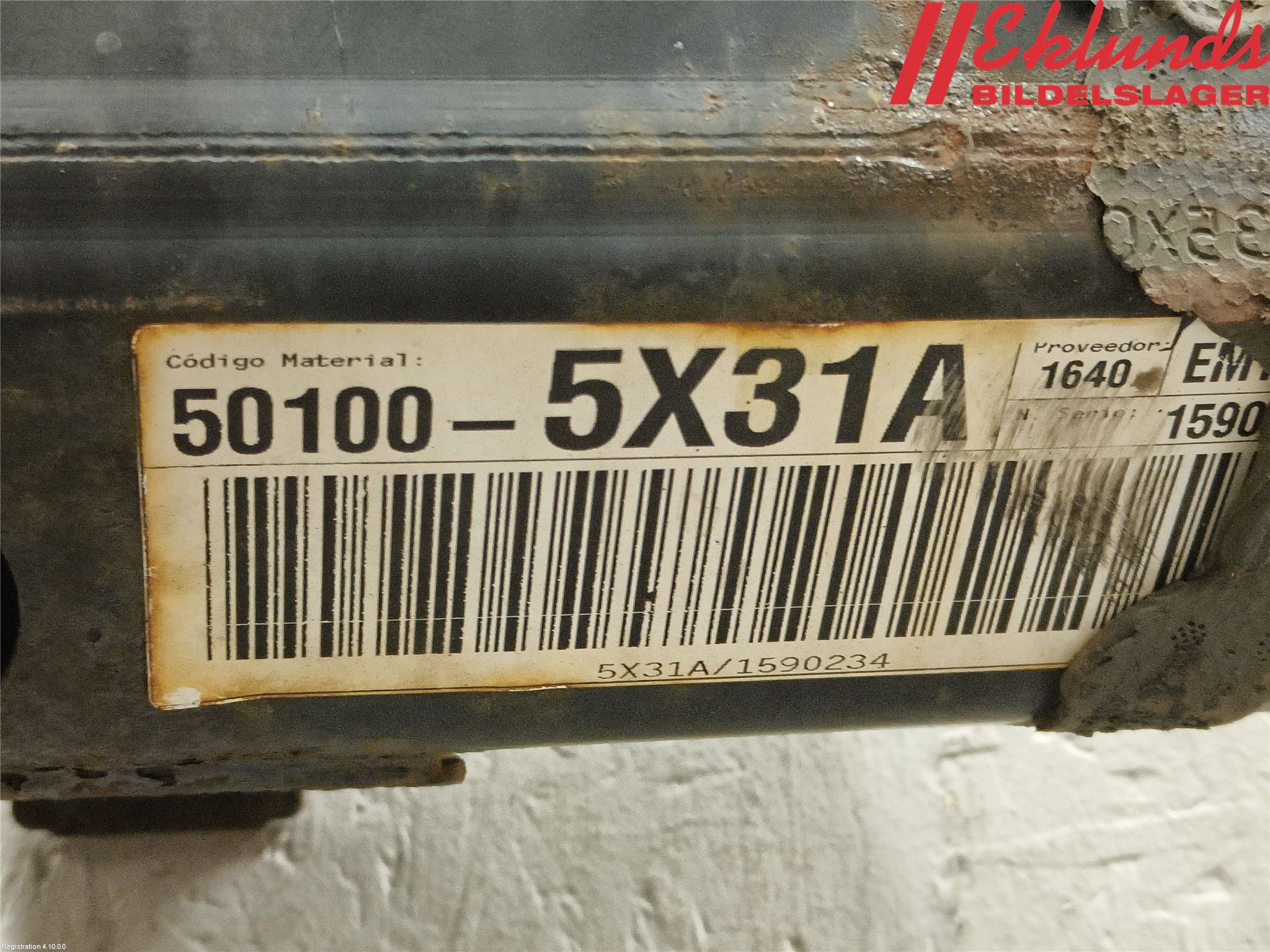 Nissan NAVARA 05-16 Stötfångarbalk Fram