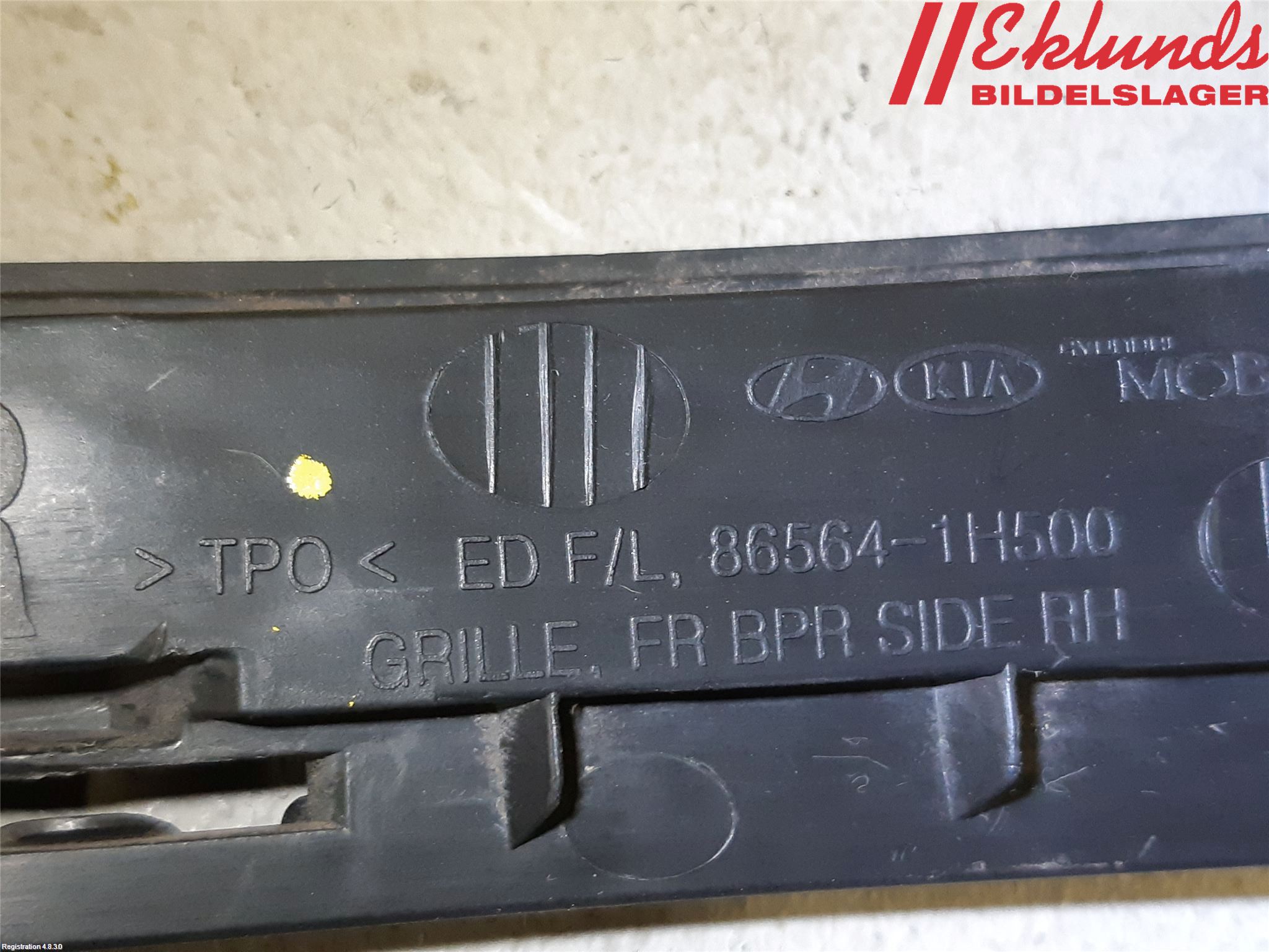 Kia CEED 06-12 Stöt Utfyllnad-List-Grill