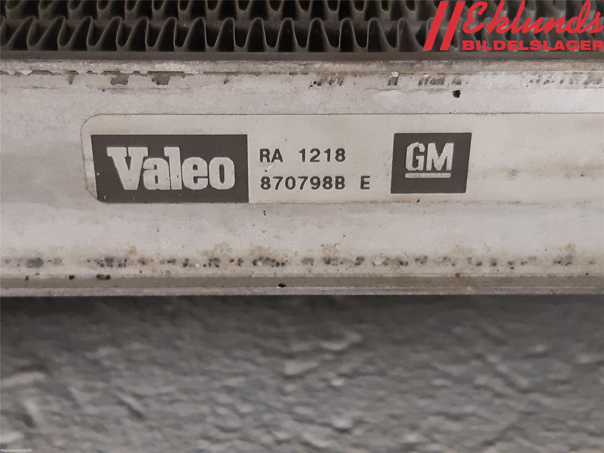 Saab 9-3 VER 2 Kylare Man