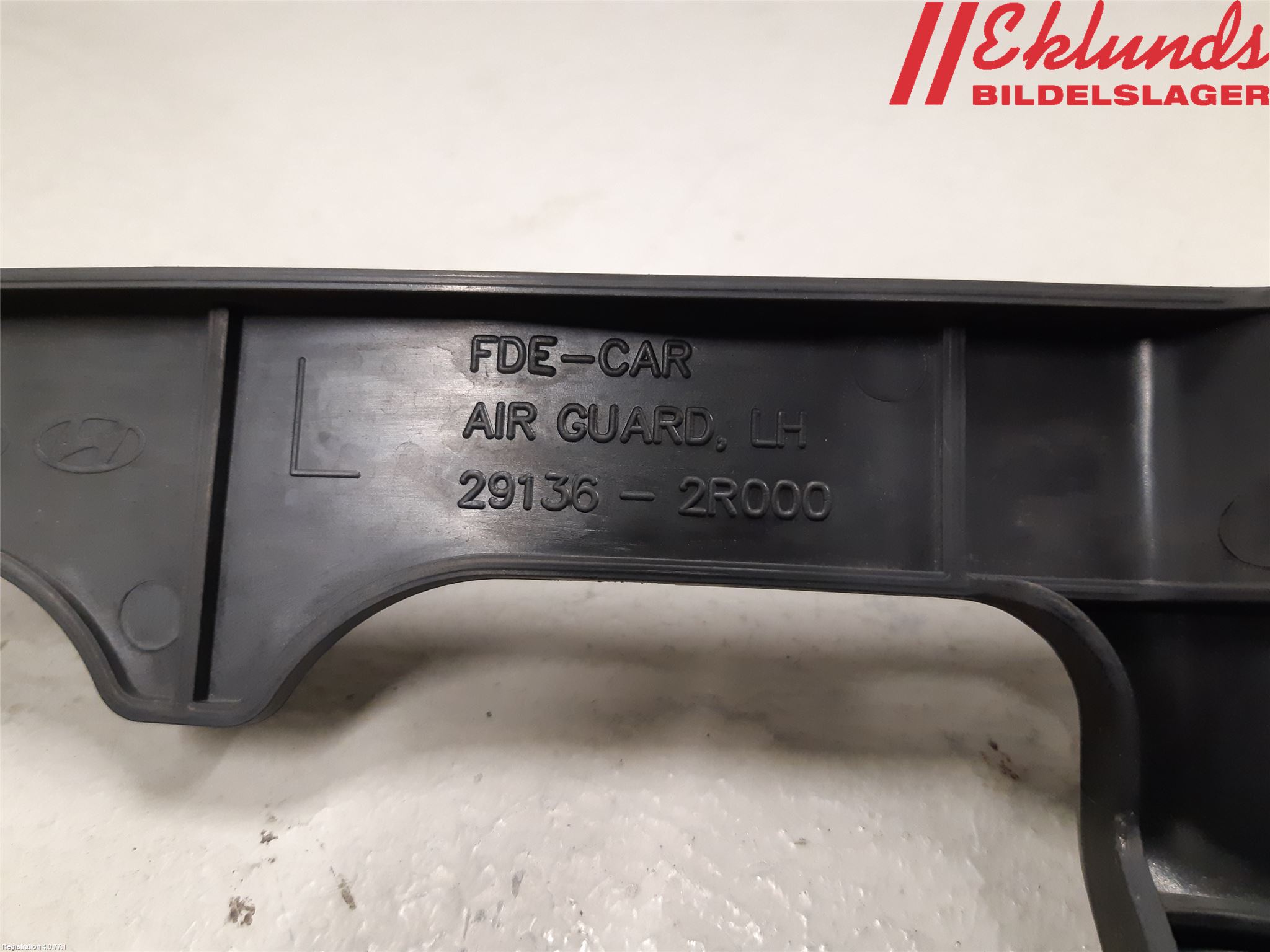 Hyundai i30 FD 07-12 Deflektor Plåt-Plast Kylning
