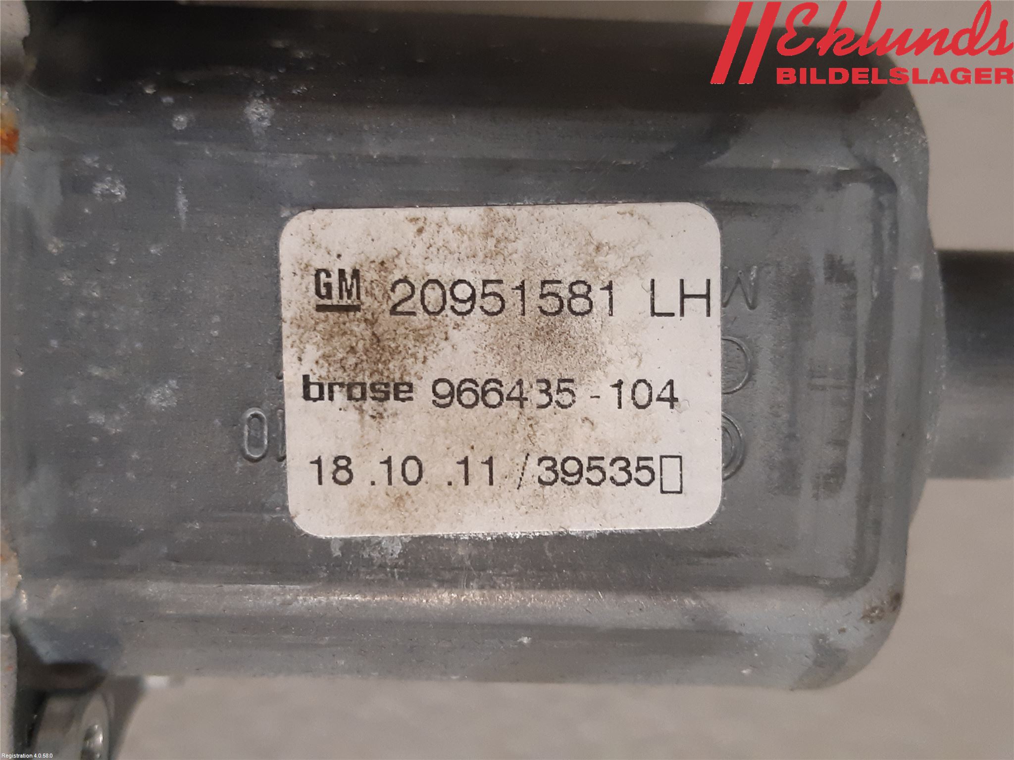 Opel INSIGNIA 09-16 Fönsterhiss El Kompl