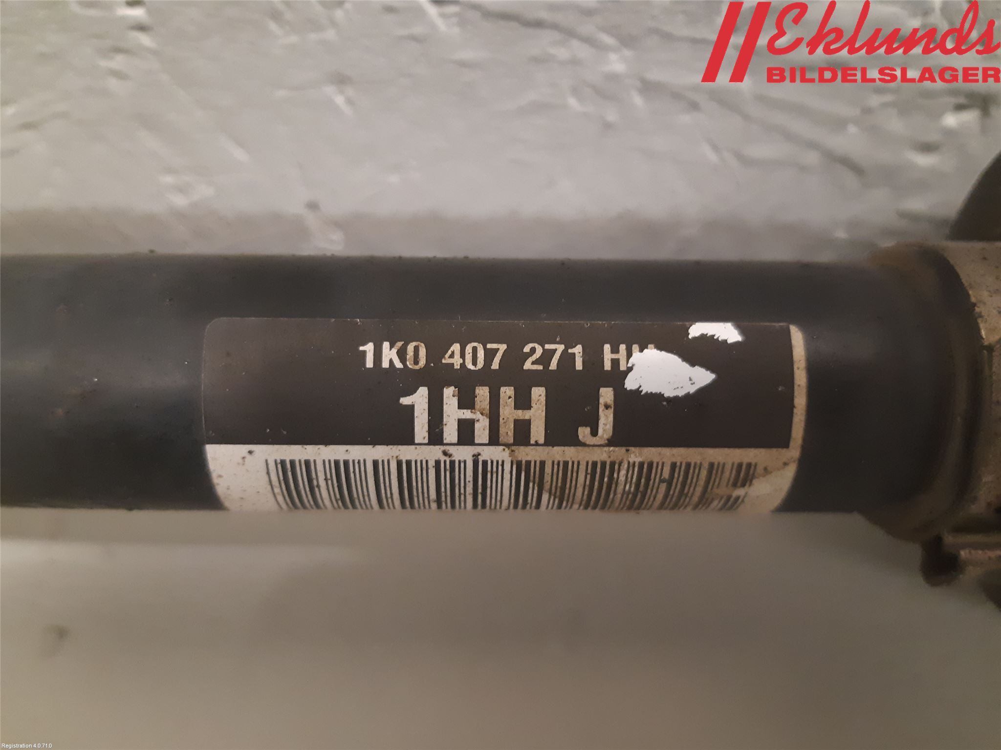 Volkswagen VW GOLF VI 09-13 Drivaxel Fram Vänster