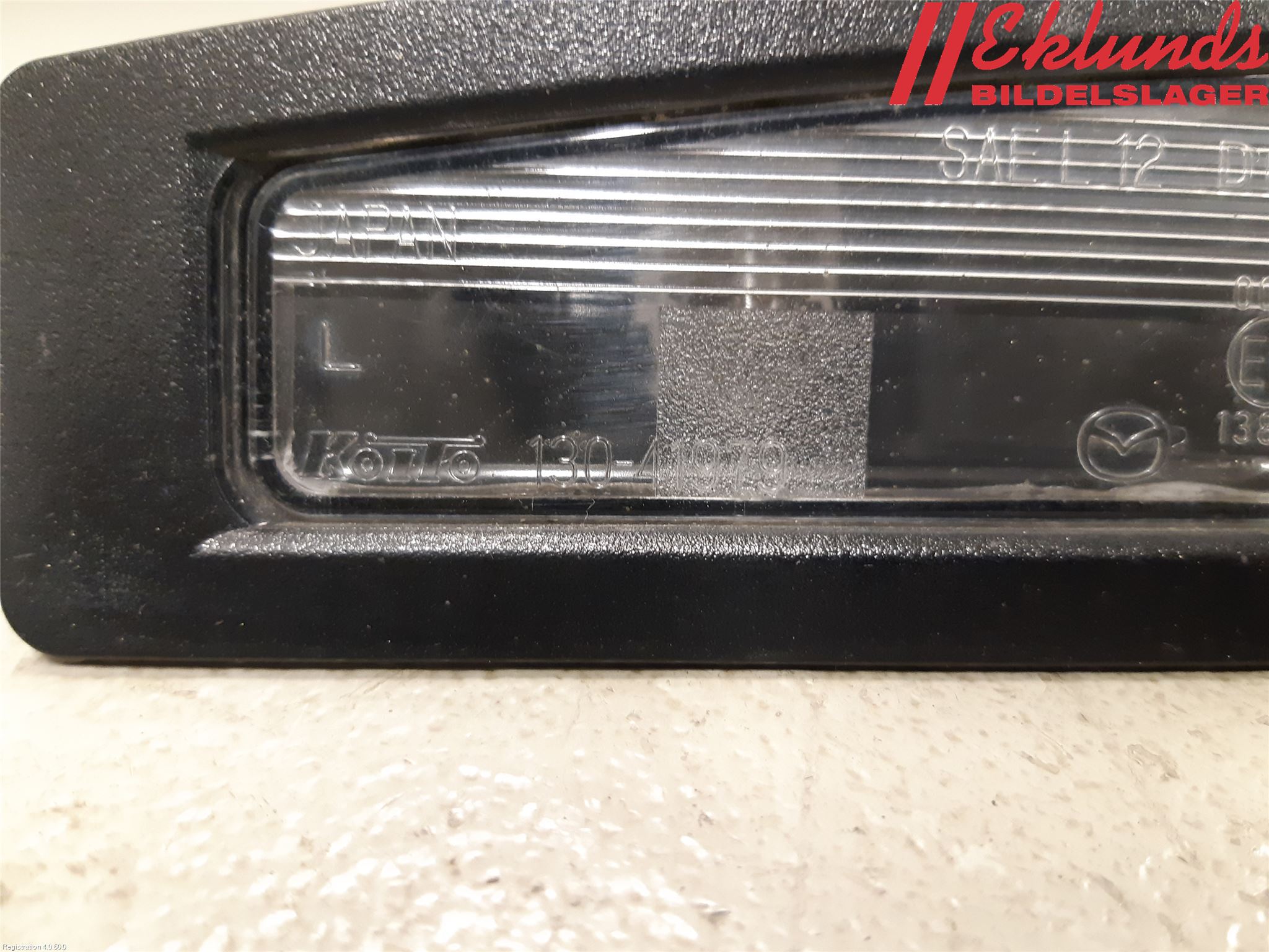 Mazda 3 III 14-19 Skylt Belysning