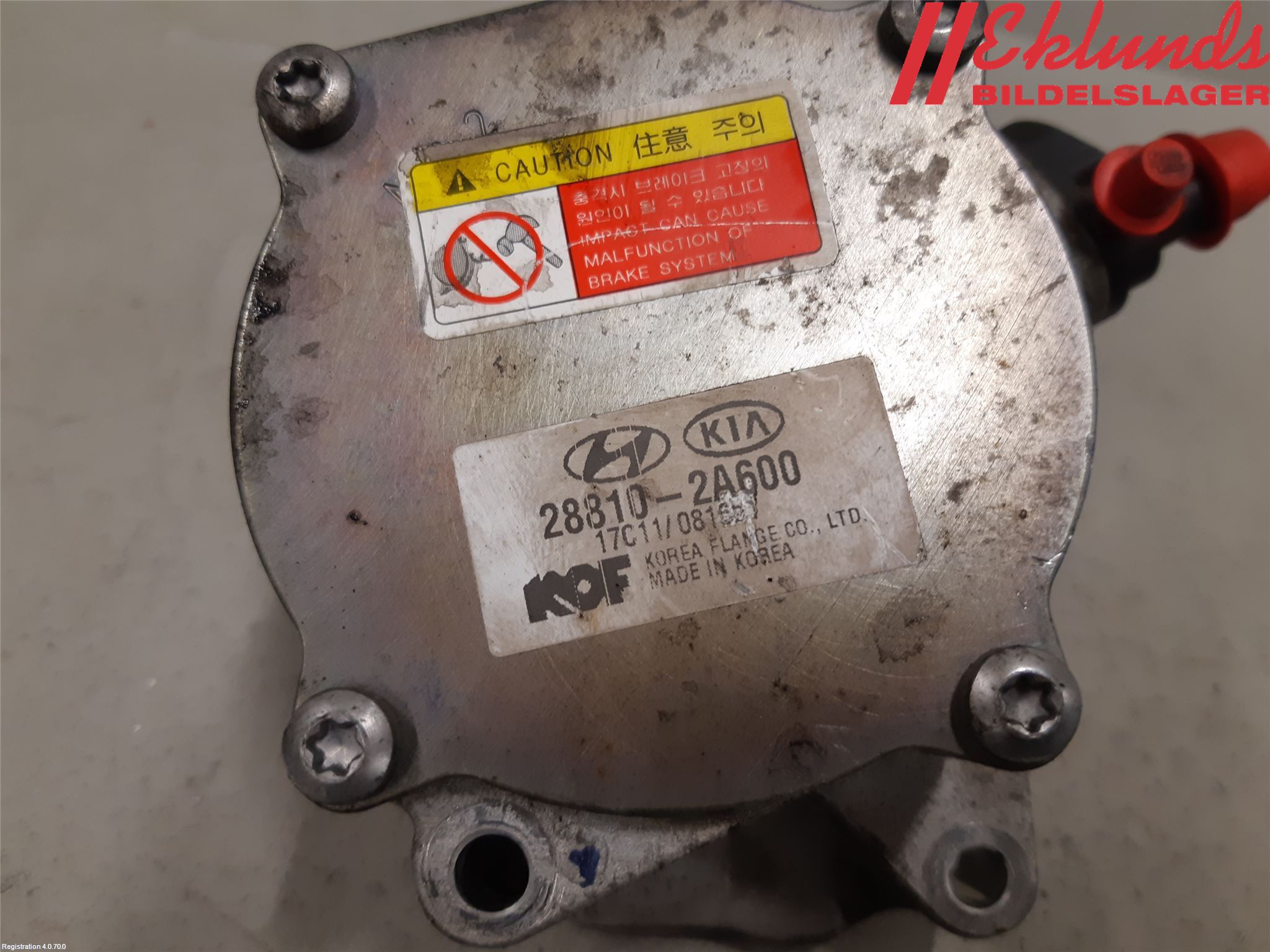 Kia CEED 12-18 Vakuumpump