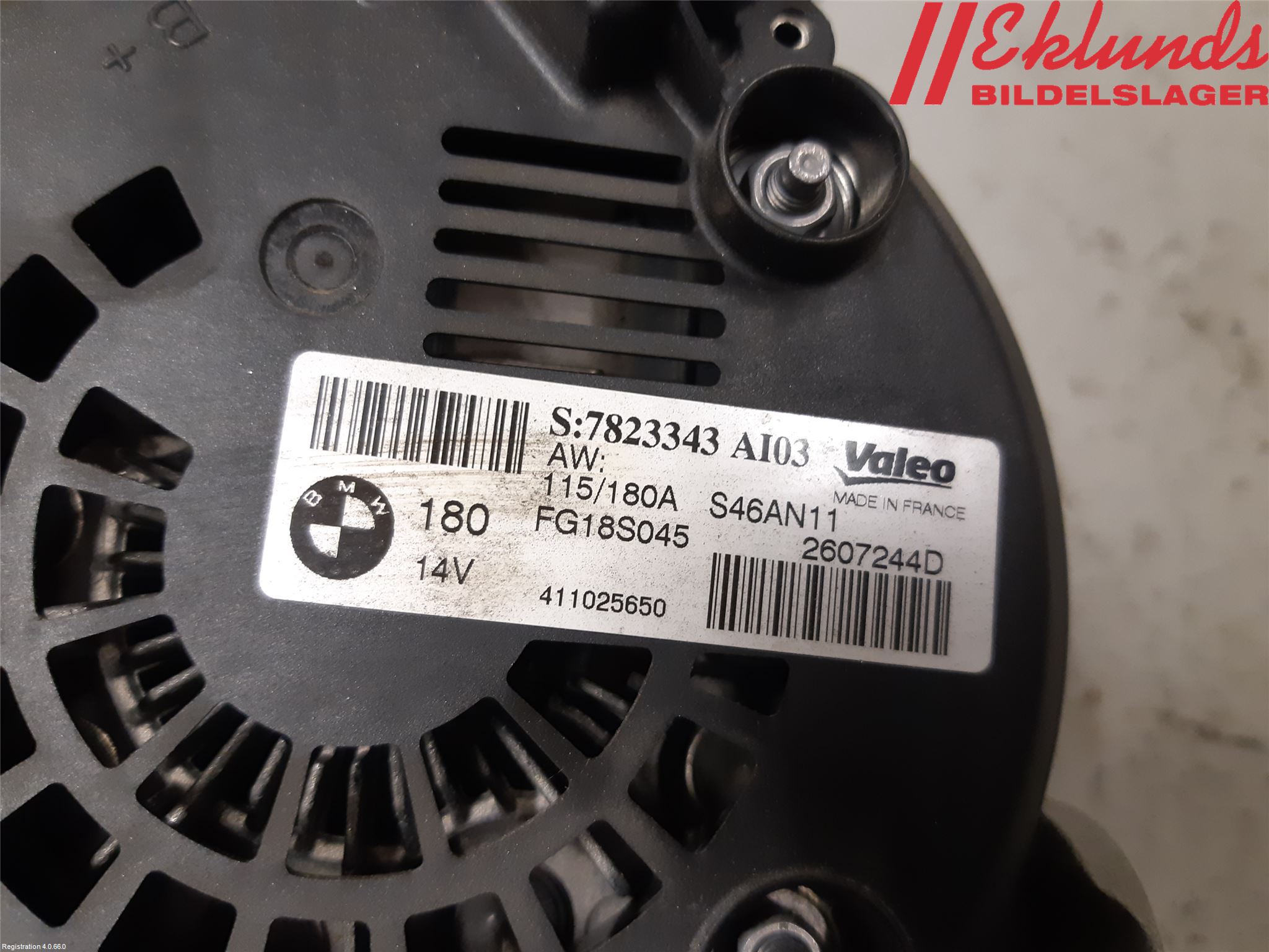 BMW 3 F30/F31/F80 12-19 Generator
