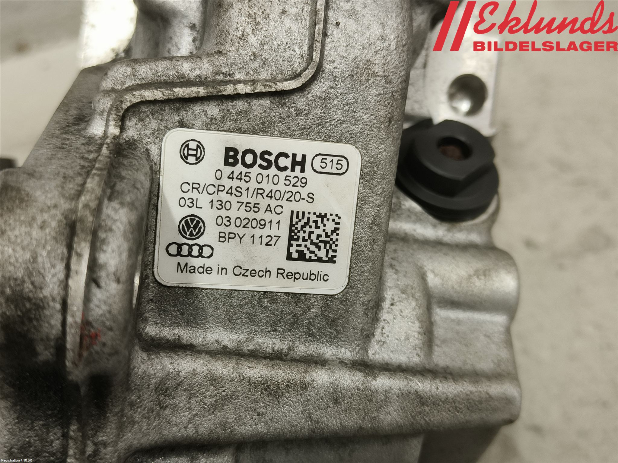 Audi A6/S6 4G 11-18 Bränslepump Mek