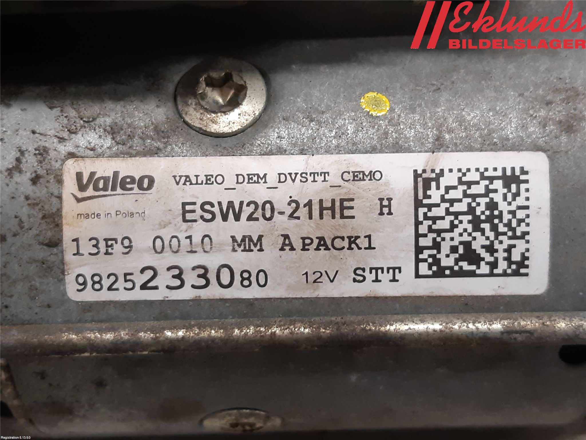 Peugeot 308 14-21 Startmotor Diesel