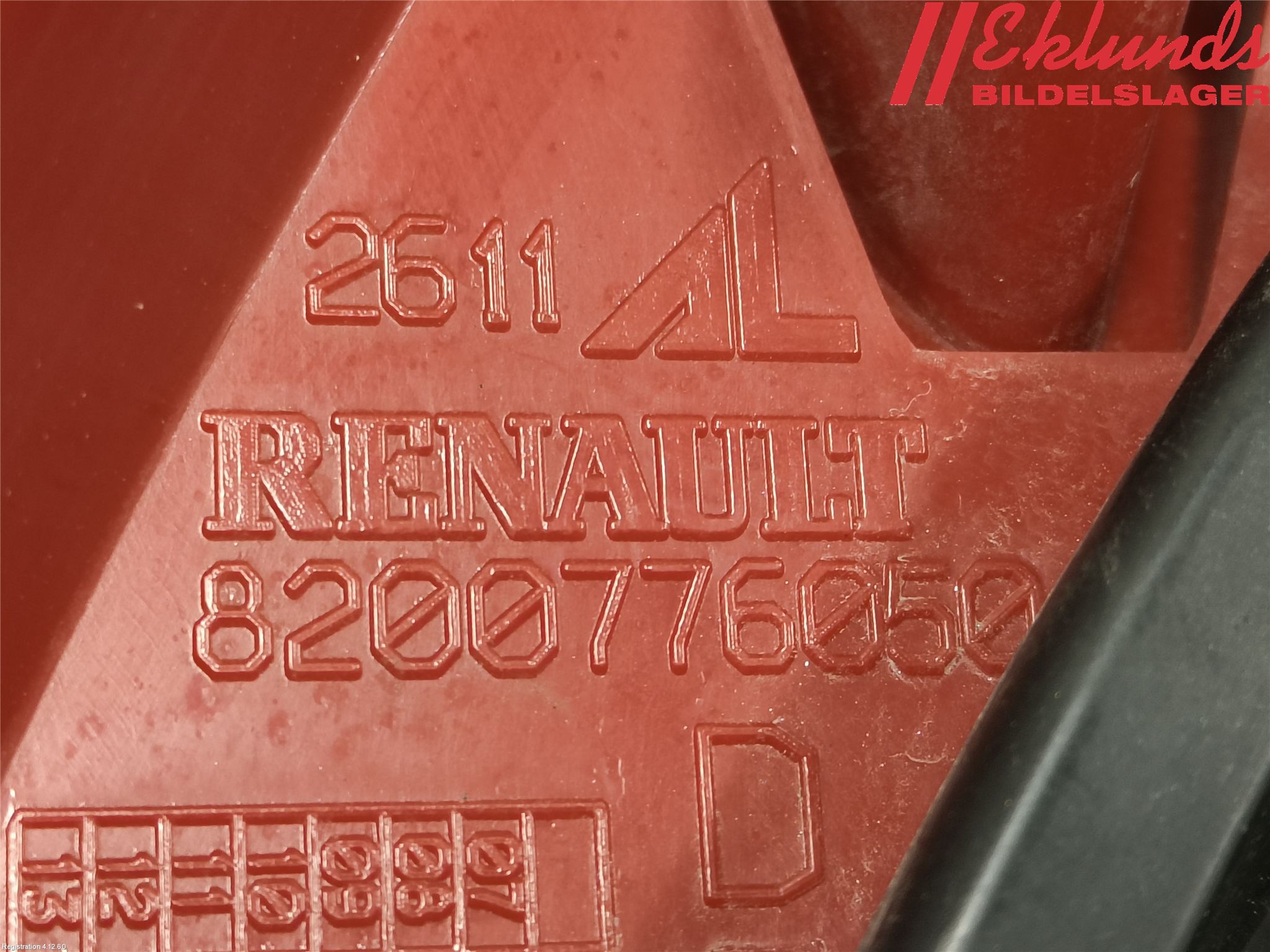 Renault CLIO III  09-12 Bakljus Höger