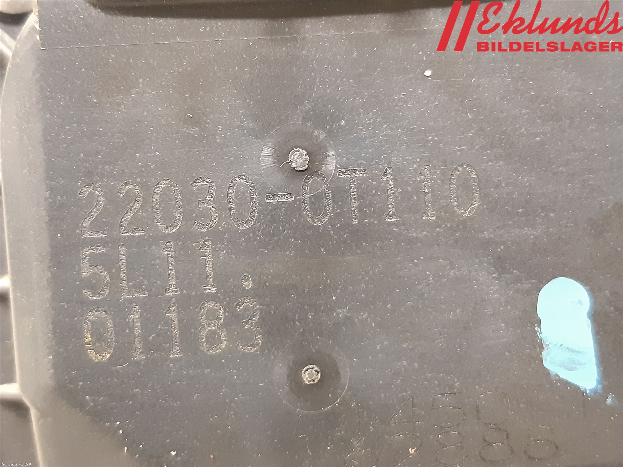 Toyota AURIS 13-19 Injspjällhus