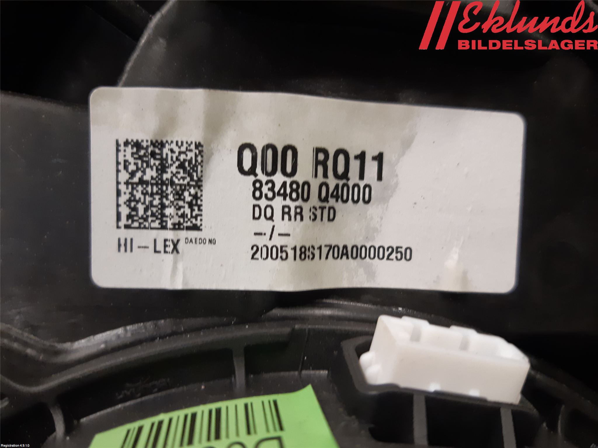 Kia NIRO (DE) 17-22 Fönsterhiss El Kompl