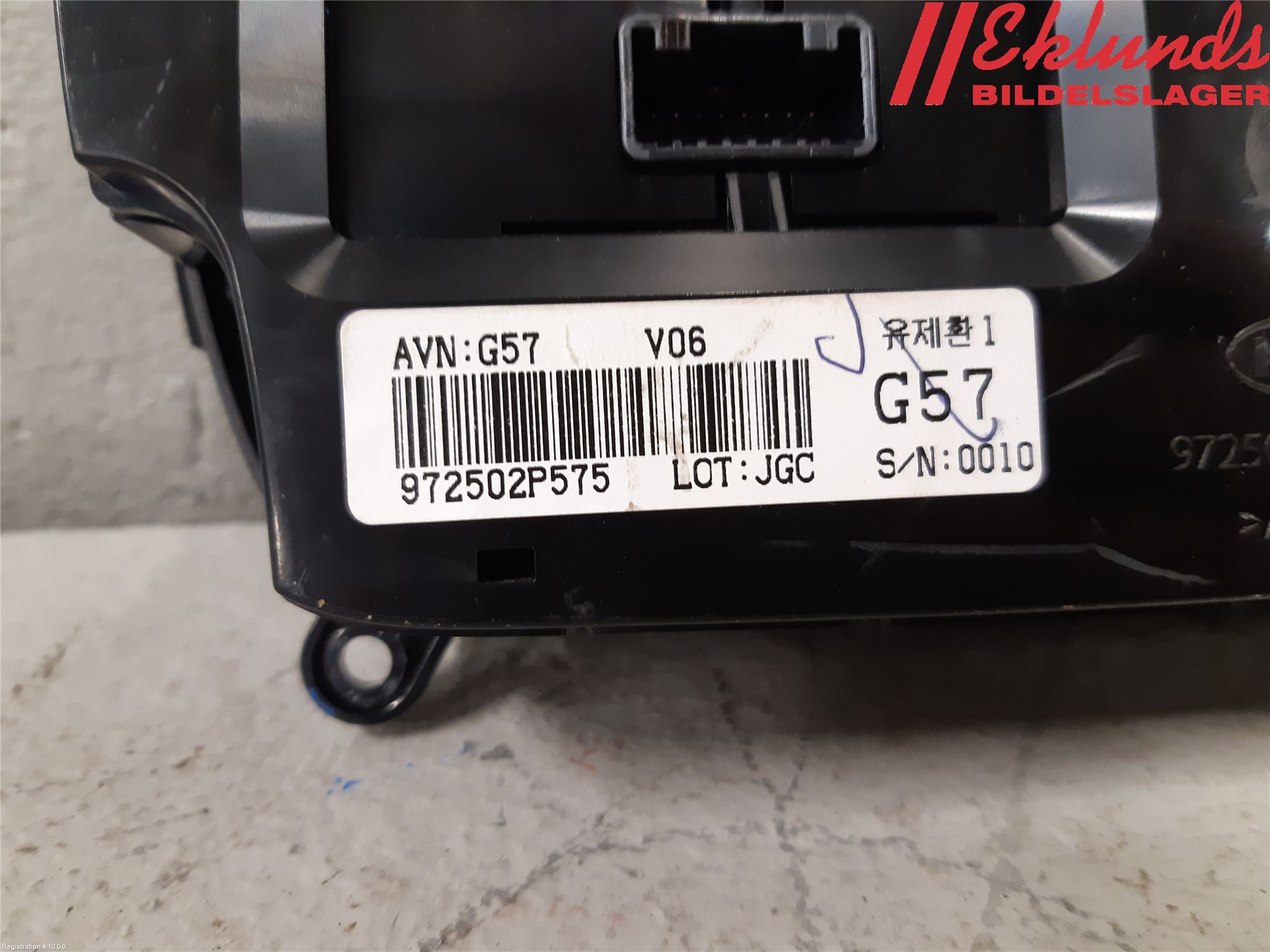 Kia SORENTO 10-14 Ac Styrenhet Ac Manöveren