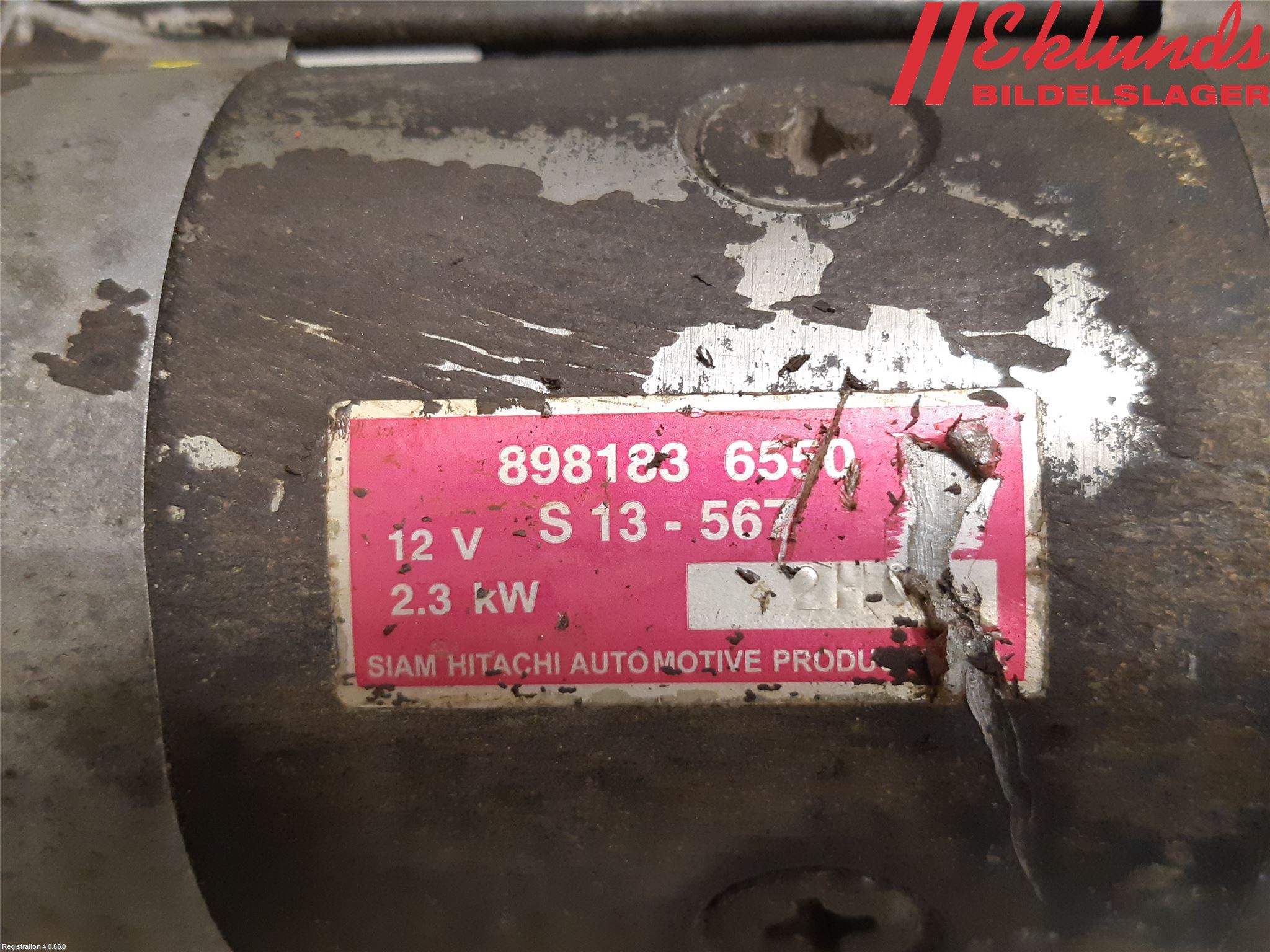 Isuzu D-MAX Startmotor Diesel