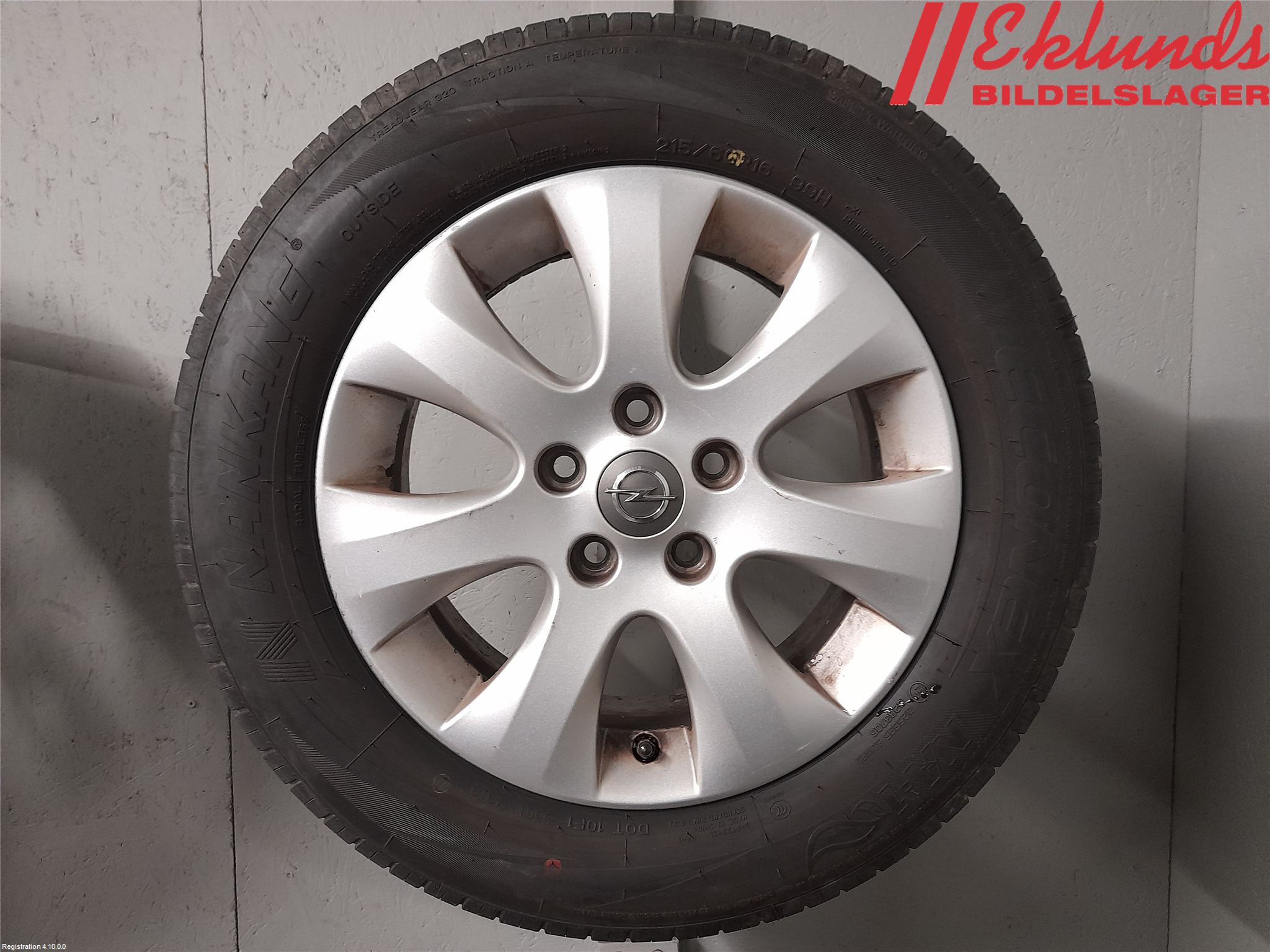 Opel ASTRA J 10-15 Sommardäck Alumfälg 4St