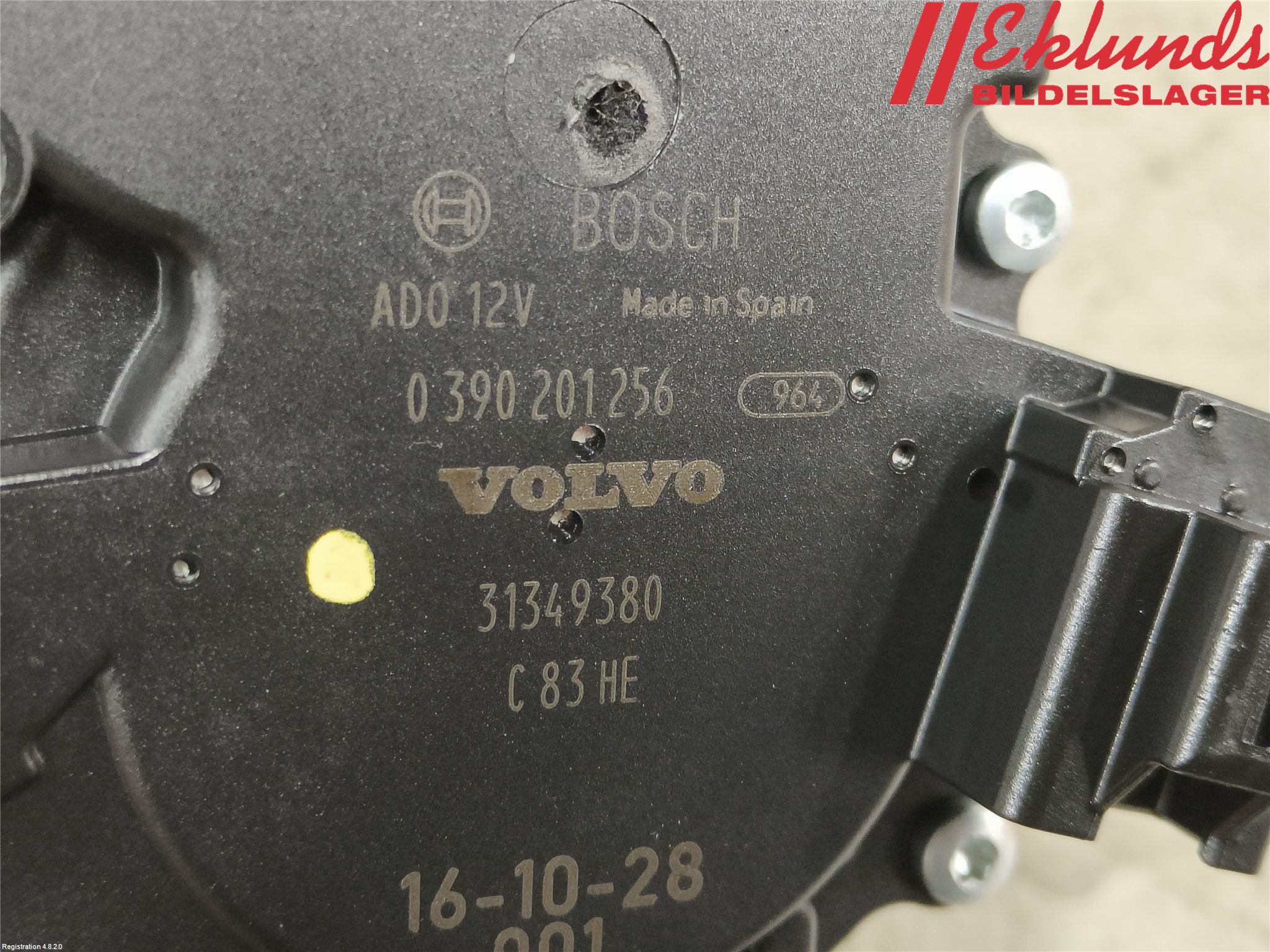 Volvo XC90/RECHARGE 16- Torkarmotor Baklucka