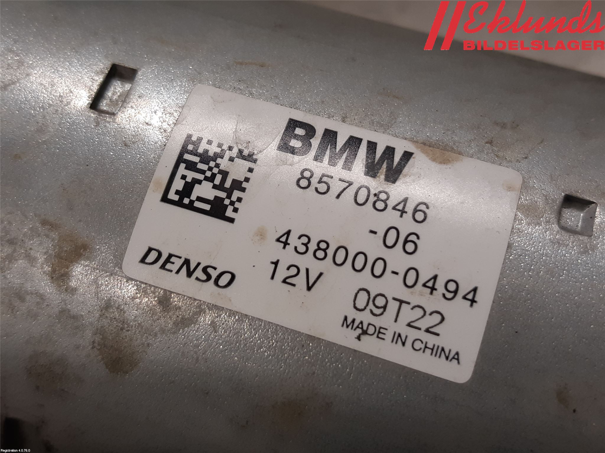 BMW 3 GT F34 13-19 Startmotor Diesel