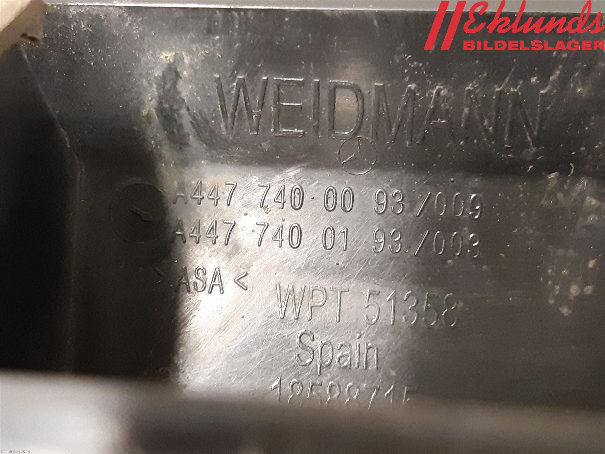 Mercedes-Benz MB VITO/V-KLASS (W640,W447,W448) 14- List Bak-Baklucka
