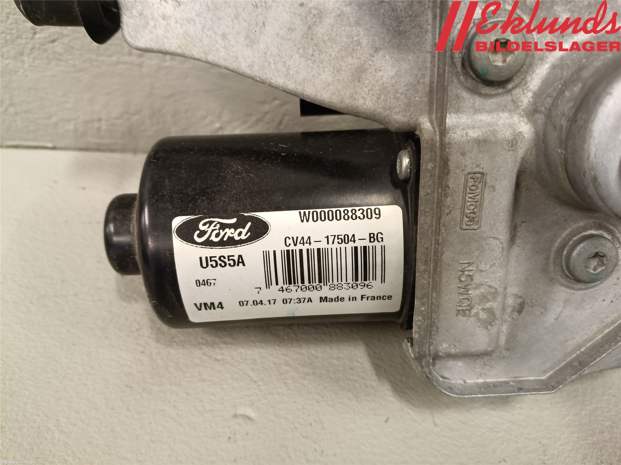 Ford KUGA 17-19 Torkarmotor Vindruta