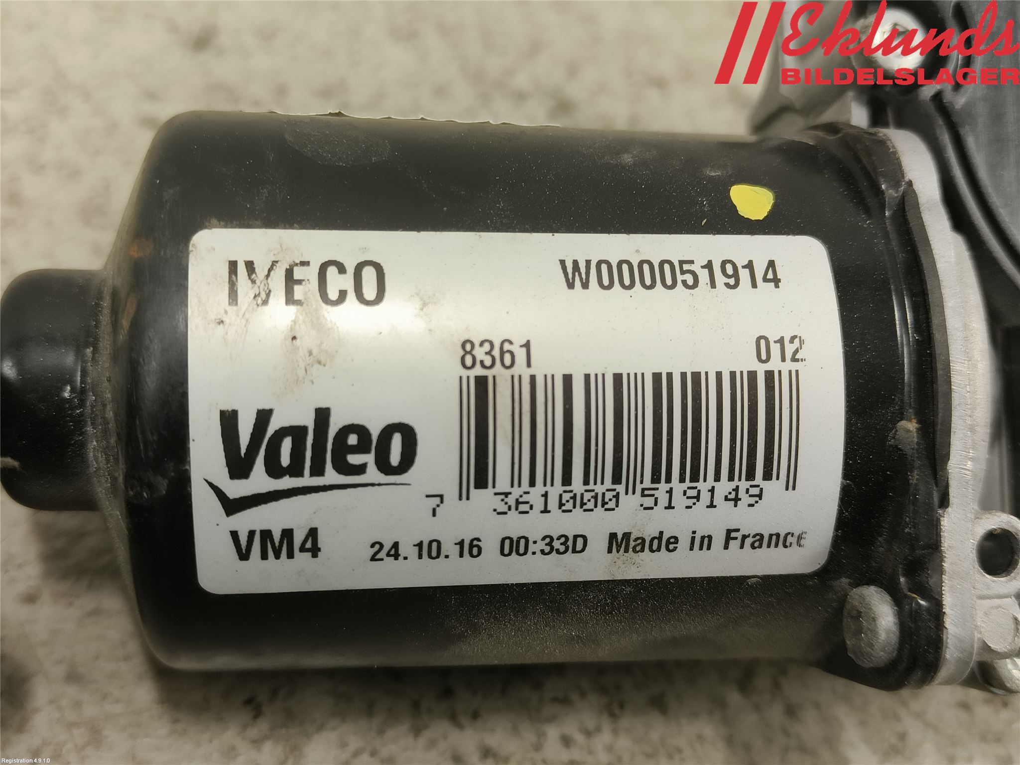 Iveco DAILY 14->> Torkarmotor Vindruta