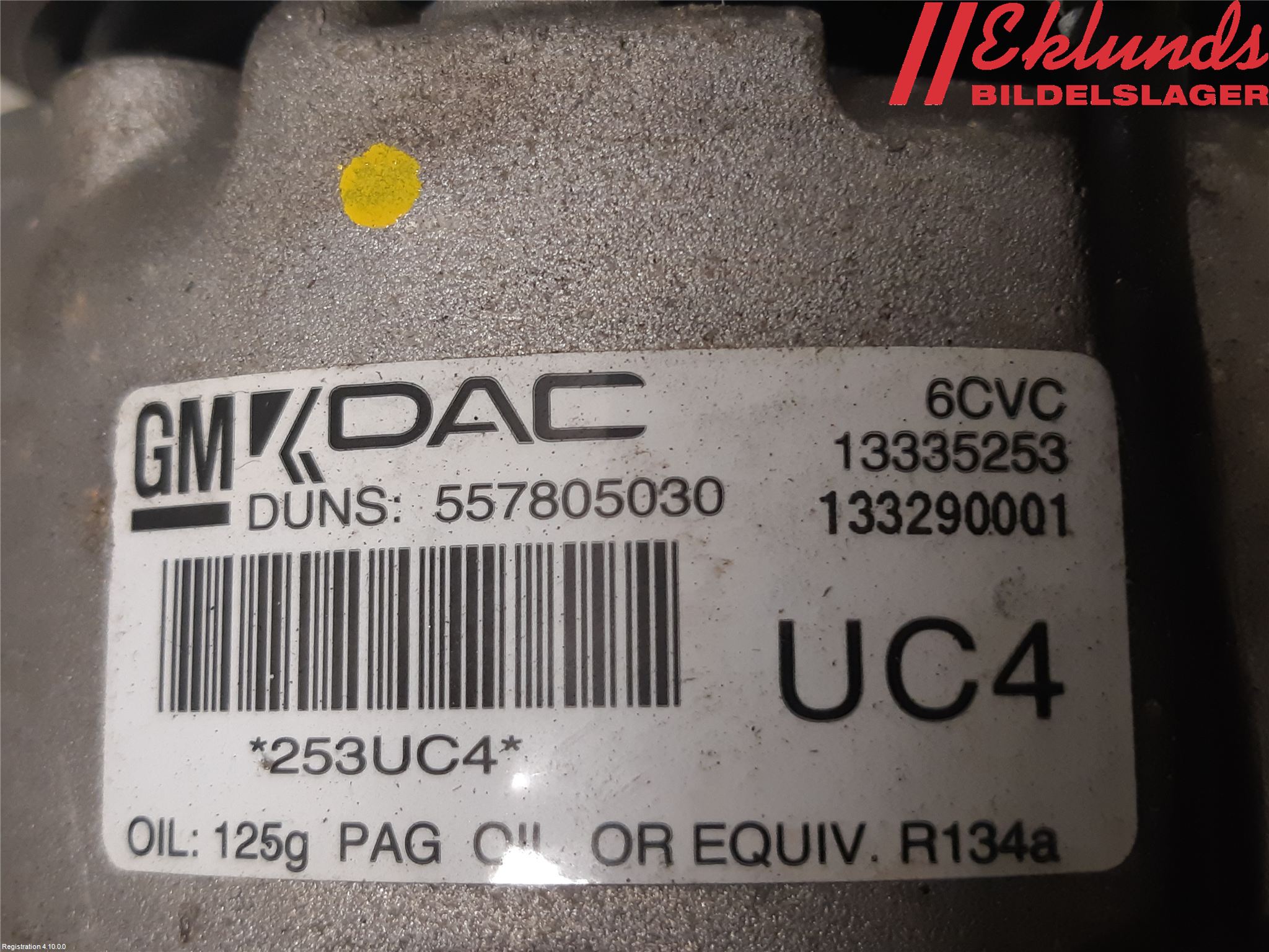 GM CHEVROLET CRUZE Ac Kompressor