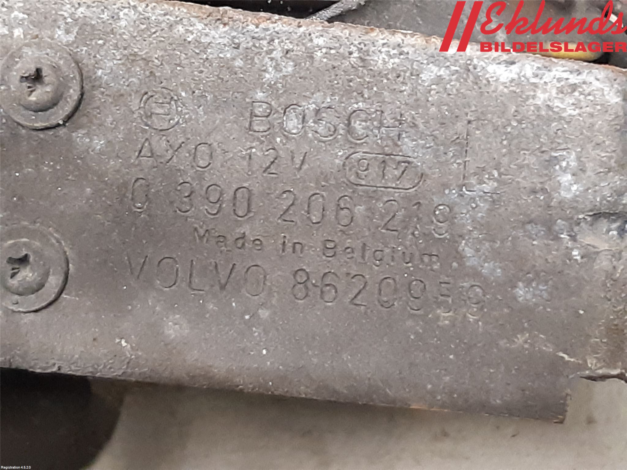 Volvo V70 00-04 Strålkastartorkmotor Vä