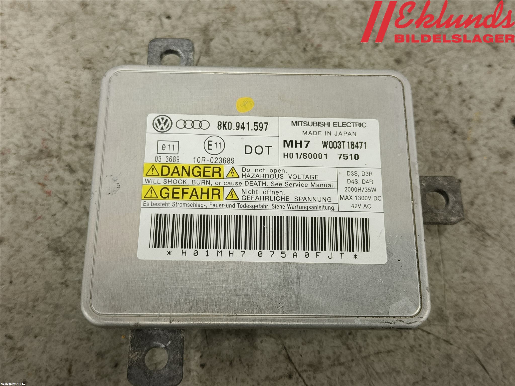 Audi A5 07-16 Styrenhet Strålkastare