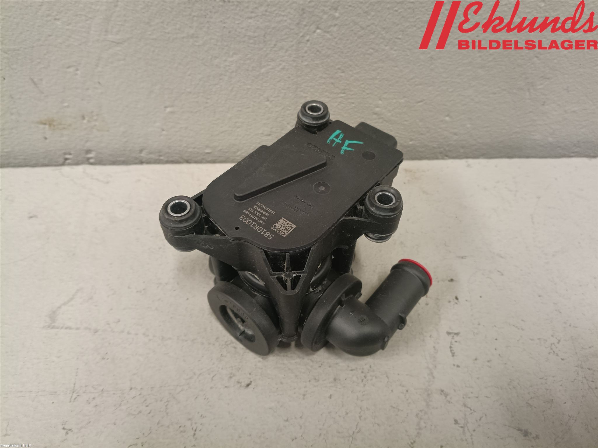 Audi E-TRON, S GE 19- Värme Cirkulationspump