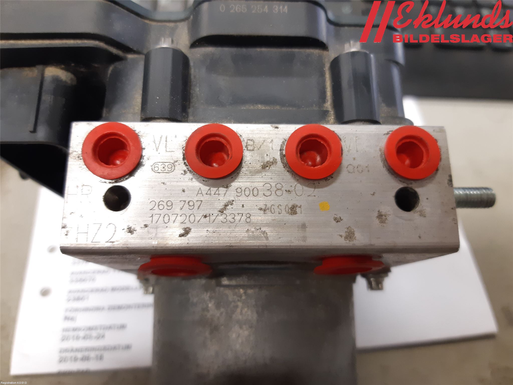 Mercedes-Benz MB VITO/V-KLASS (W640,W447,W448) 14- Abs Hydraulaggregat