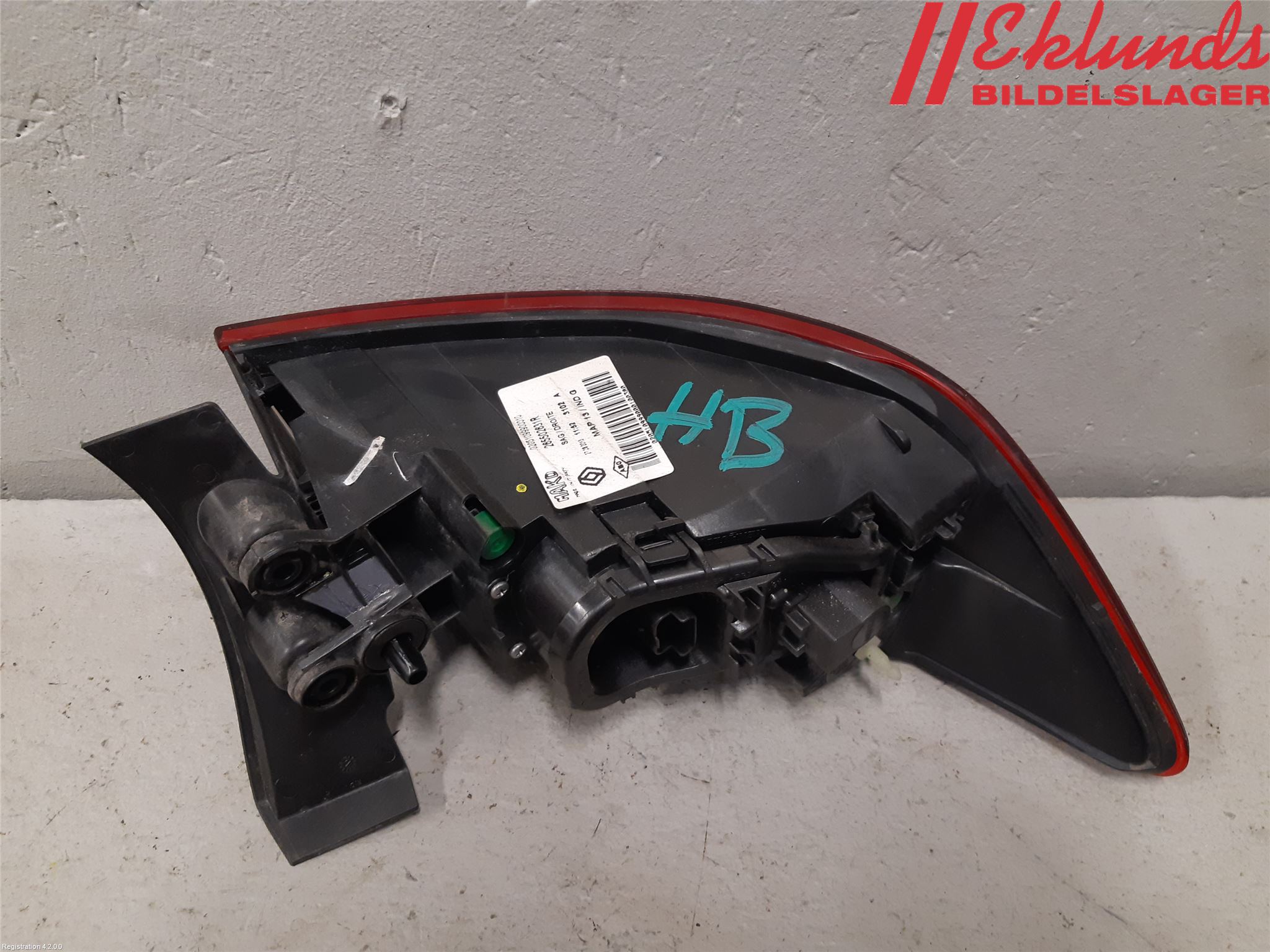 Renault CLIO IV 12-16 Bakljus Höger