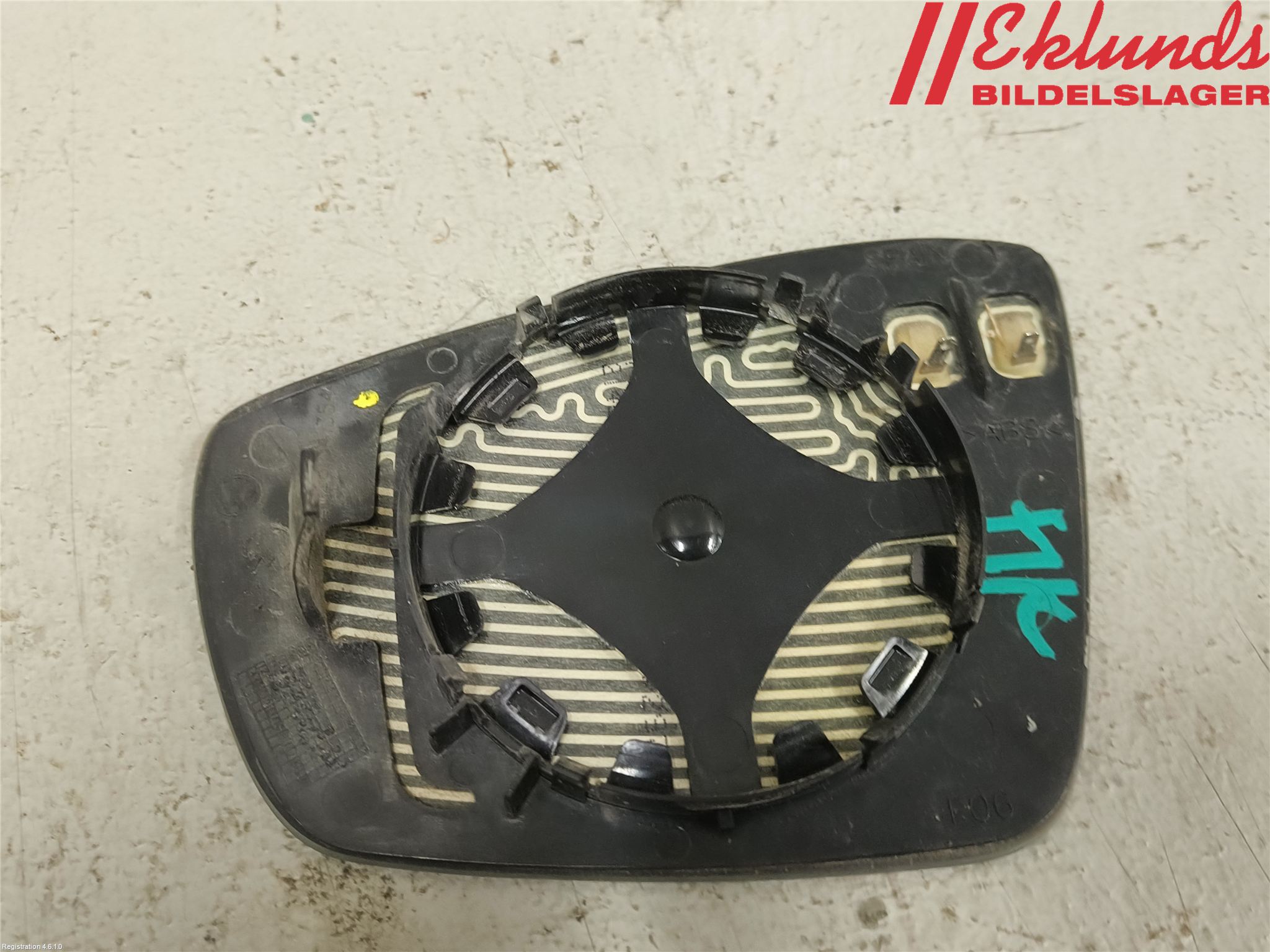 Volkswagen VW POLO 10-17 Spegelglas Hö