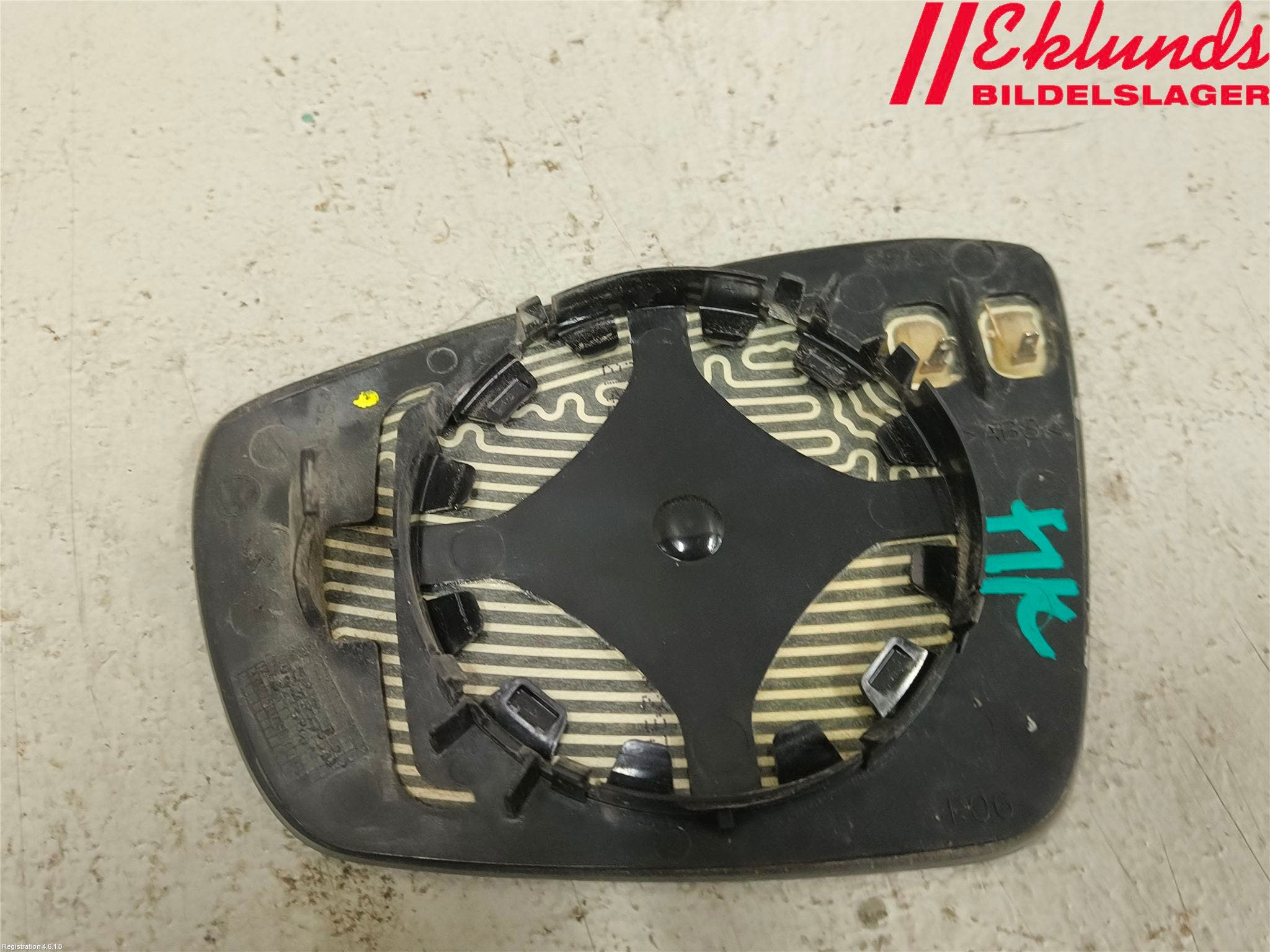 Volkswagen VW POLO 10-17 Spegelglas Hö