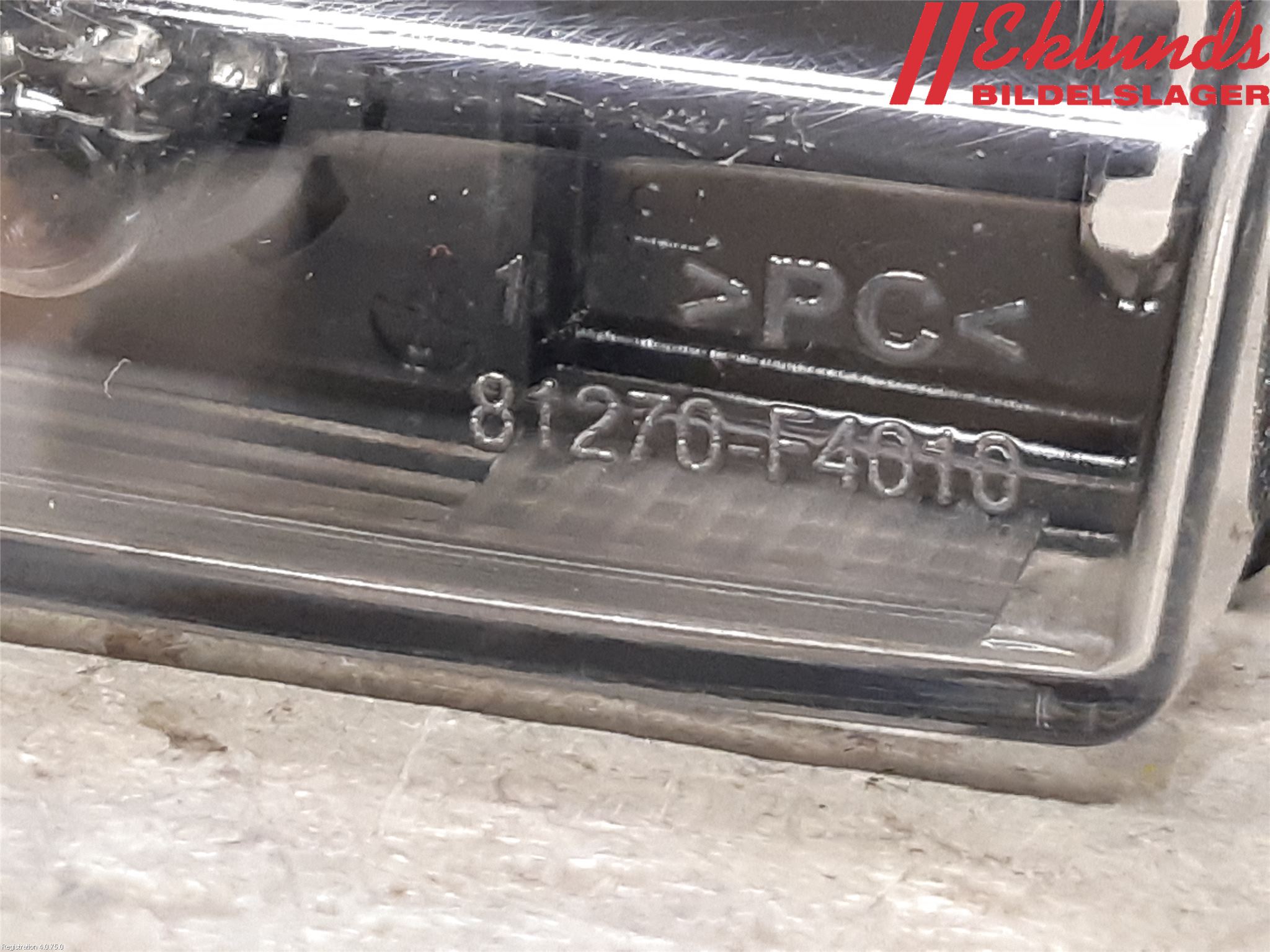 Toyota C-HR 16-23 Skylt Belysning