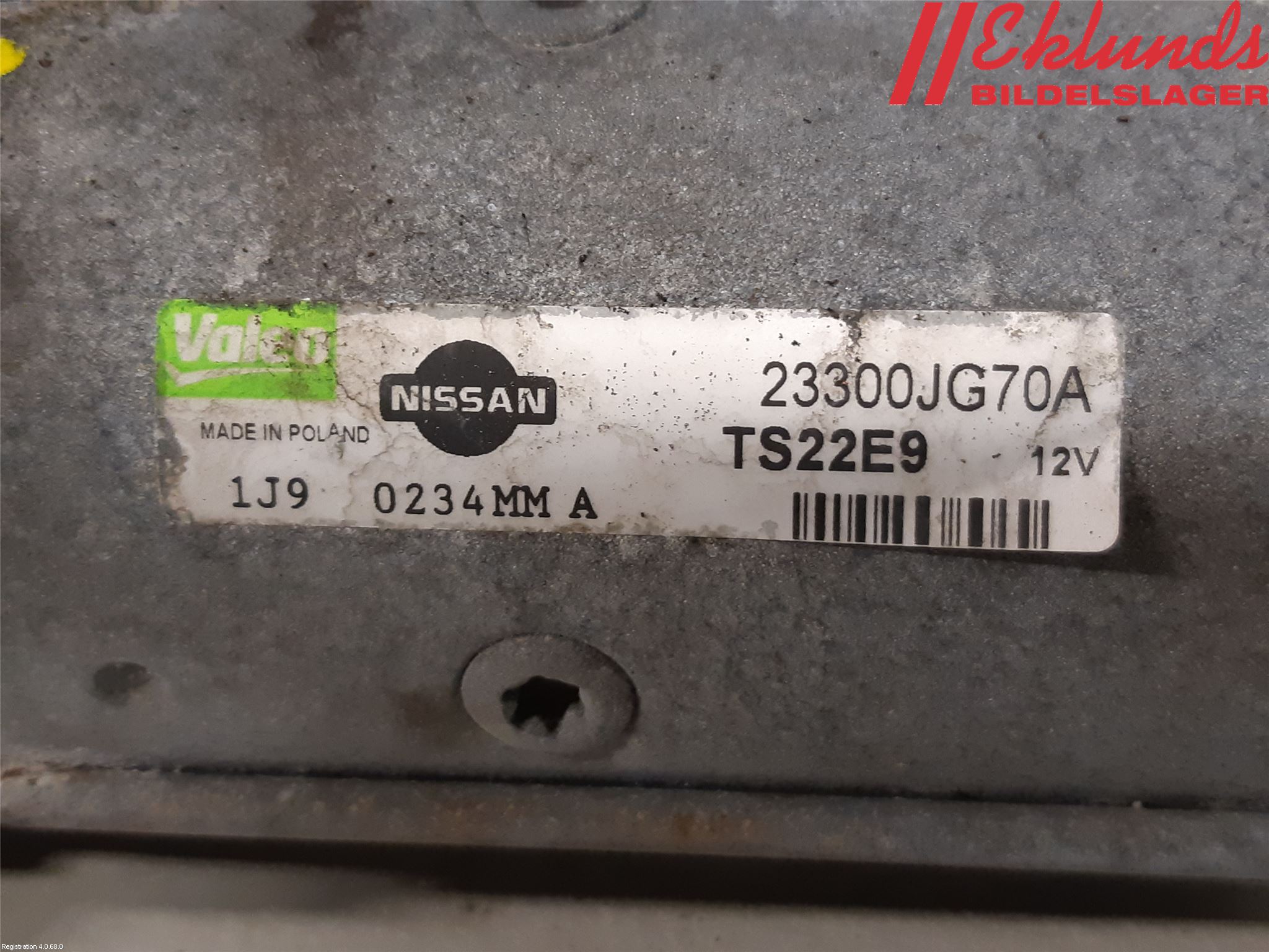 Nissan QASHQAI+2  08-10 Startmotor Diesel