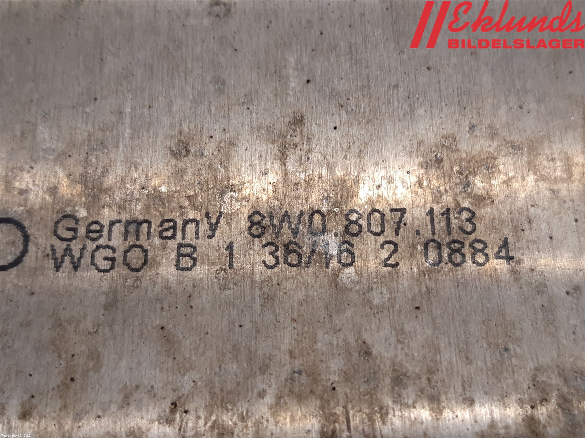 Audi A4/S4 B9 16-19 Stötfångarbalk Fram