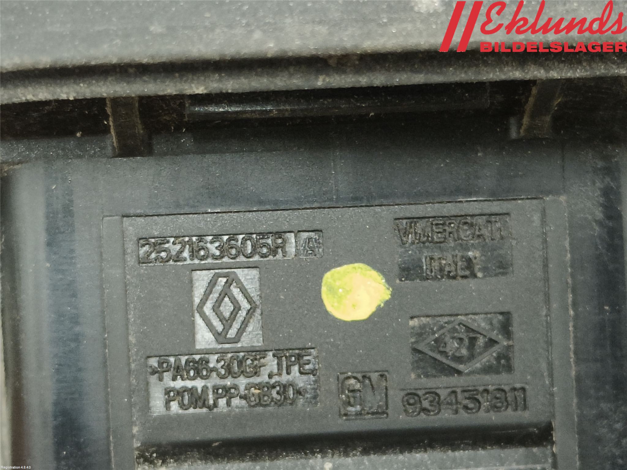 Fiat TALENTO 16- Centrallåskontakt Vid Lås