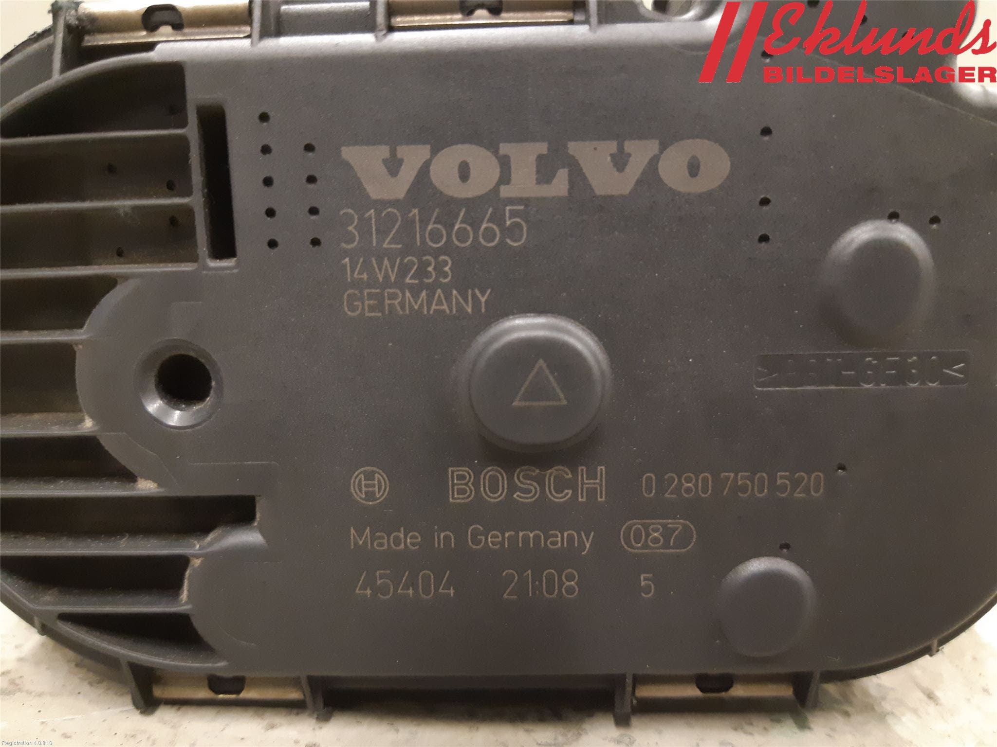 Volvo V70 14-16 Injspjällhus