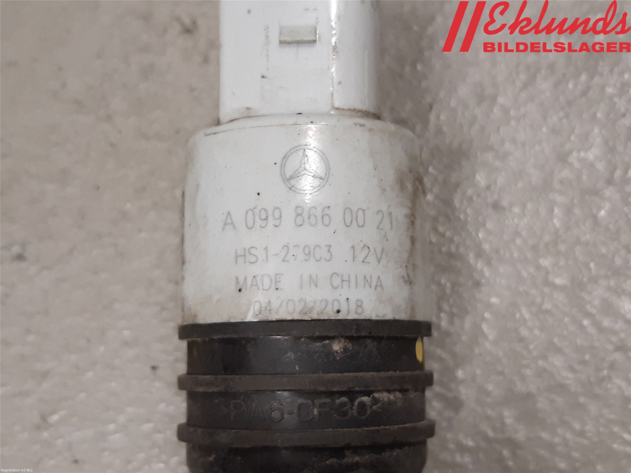 Mercedes-Benz MB E-KLASS (W213) 16-23 Spolarpump Vindruta
