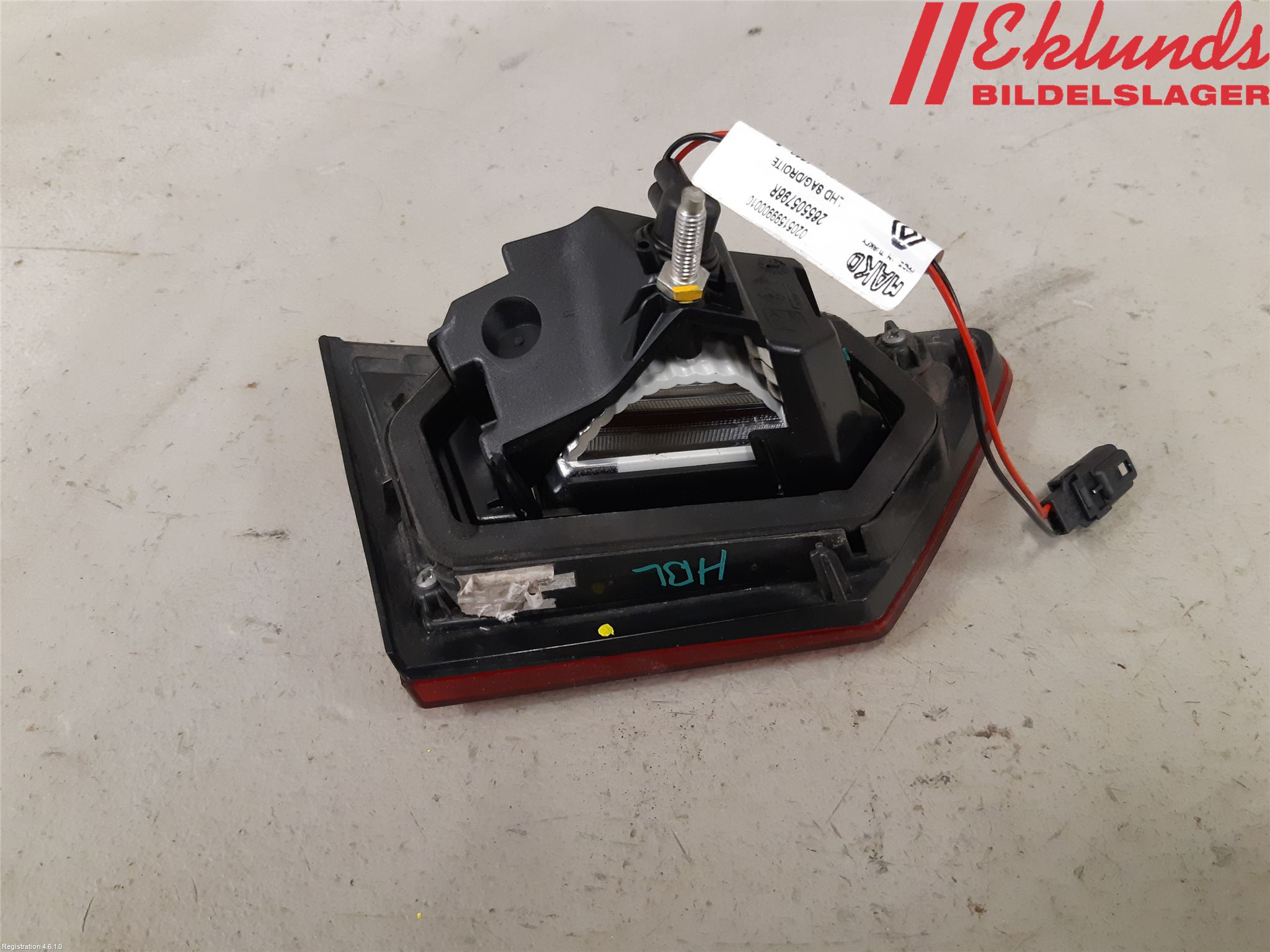 Renault CLIO IV 12-16 Bakljus Lucka Hö