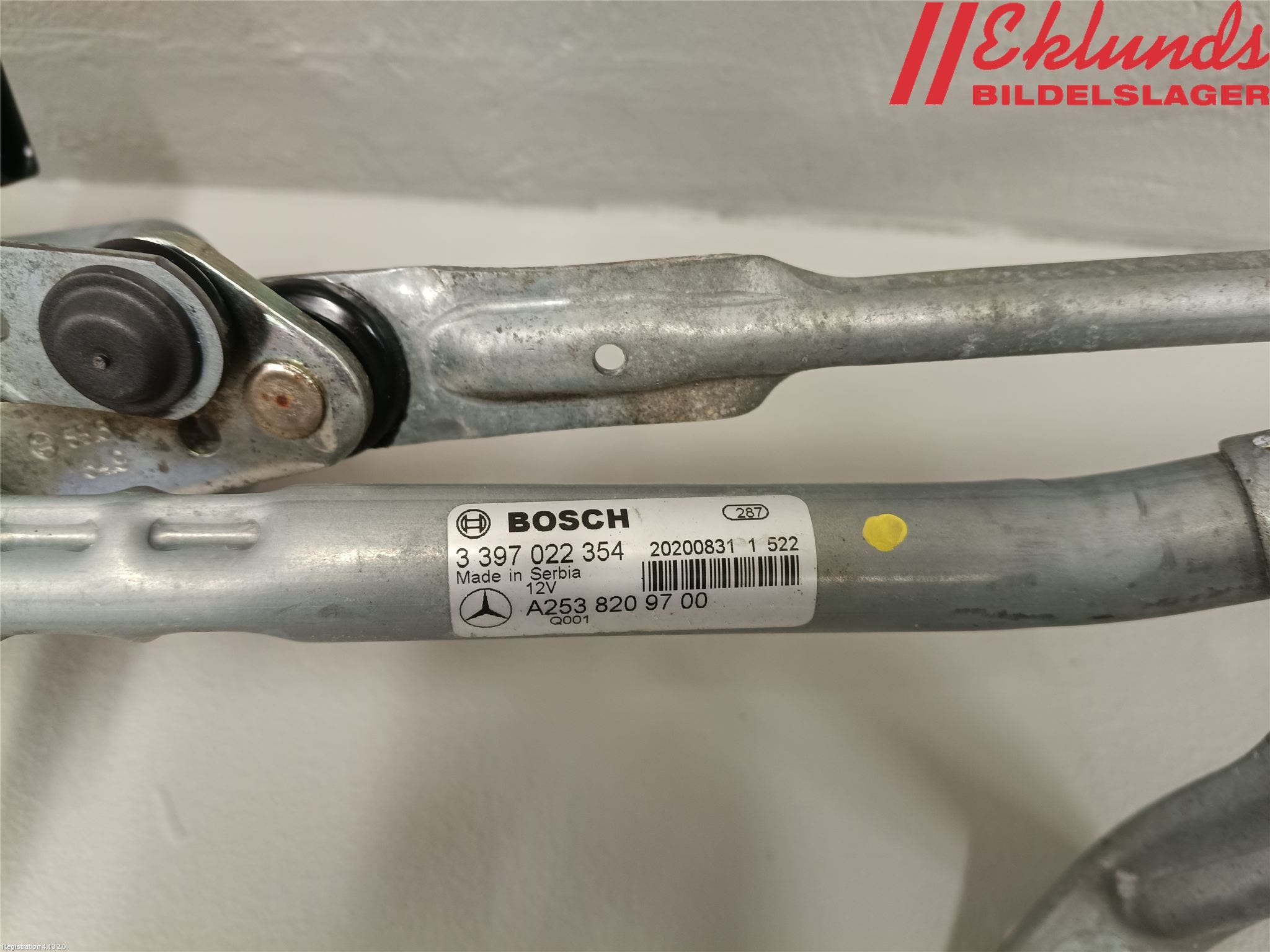 Mercedes-Benz MB GLC-KLASS (X253/C253) 15-22 Torkarmotor Vindruta