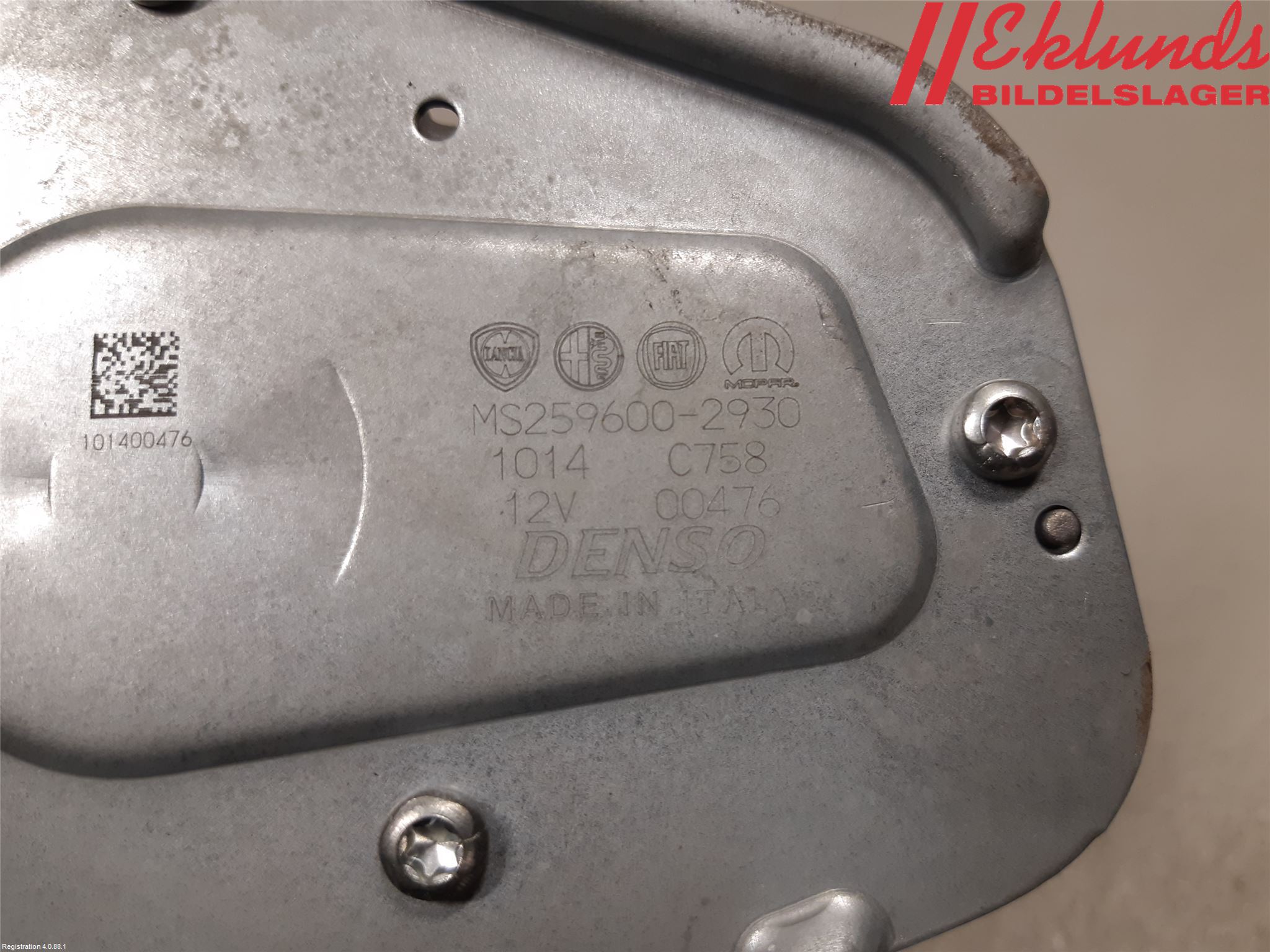 Fiat 500X 15- Torkarmotor Baklucka