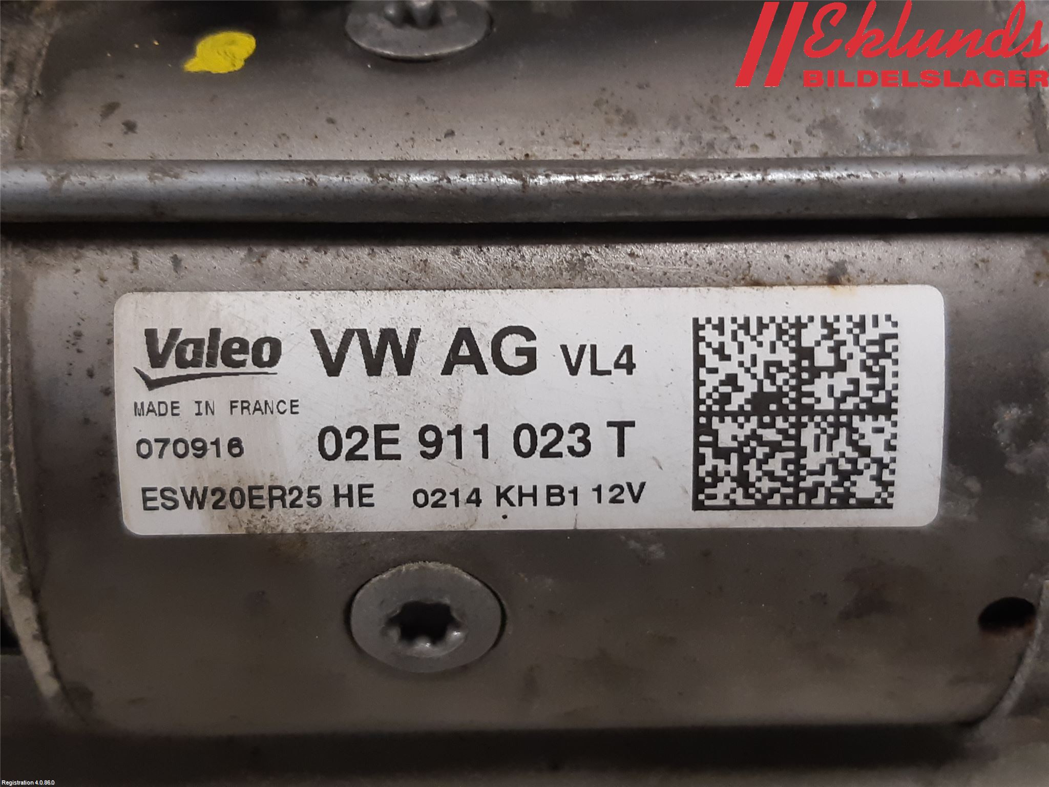 Skoda SUPERB 16-24 Startmotor Diesel