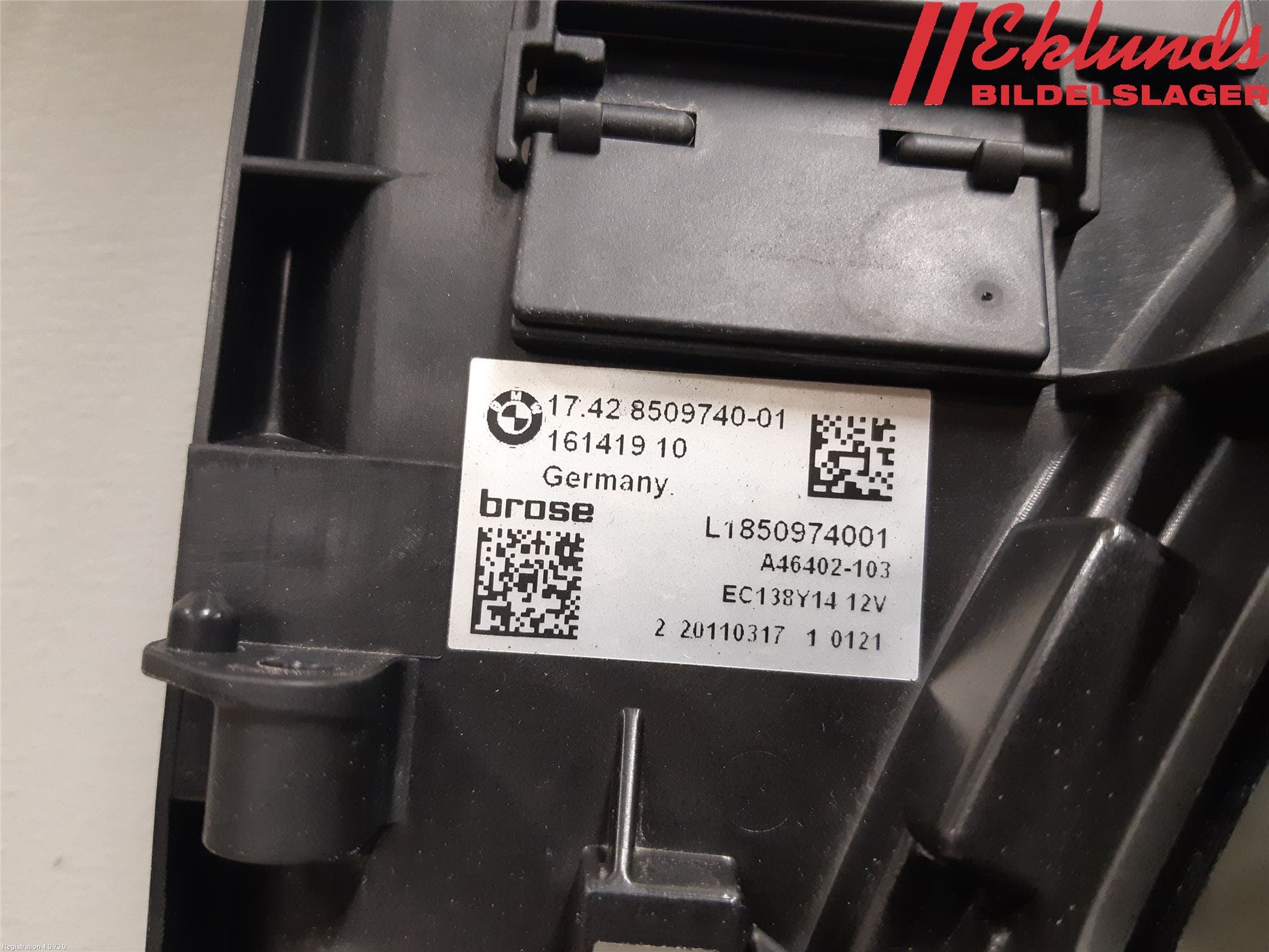 BMW 5 F10/F11/F18 09-17 Kylfläkt El