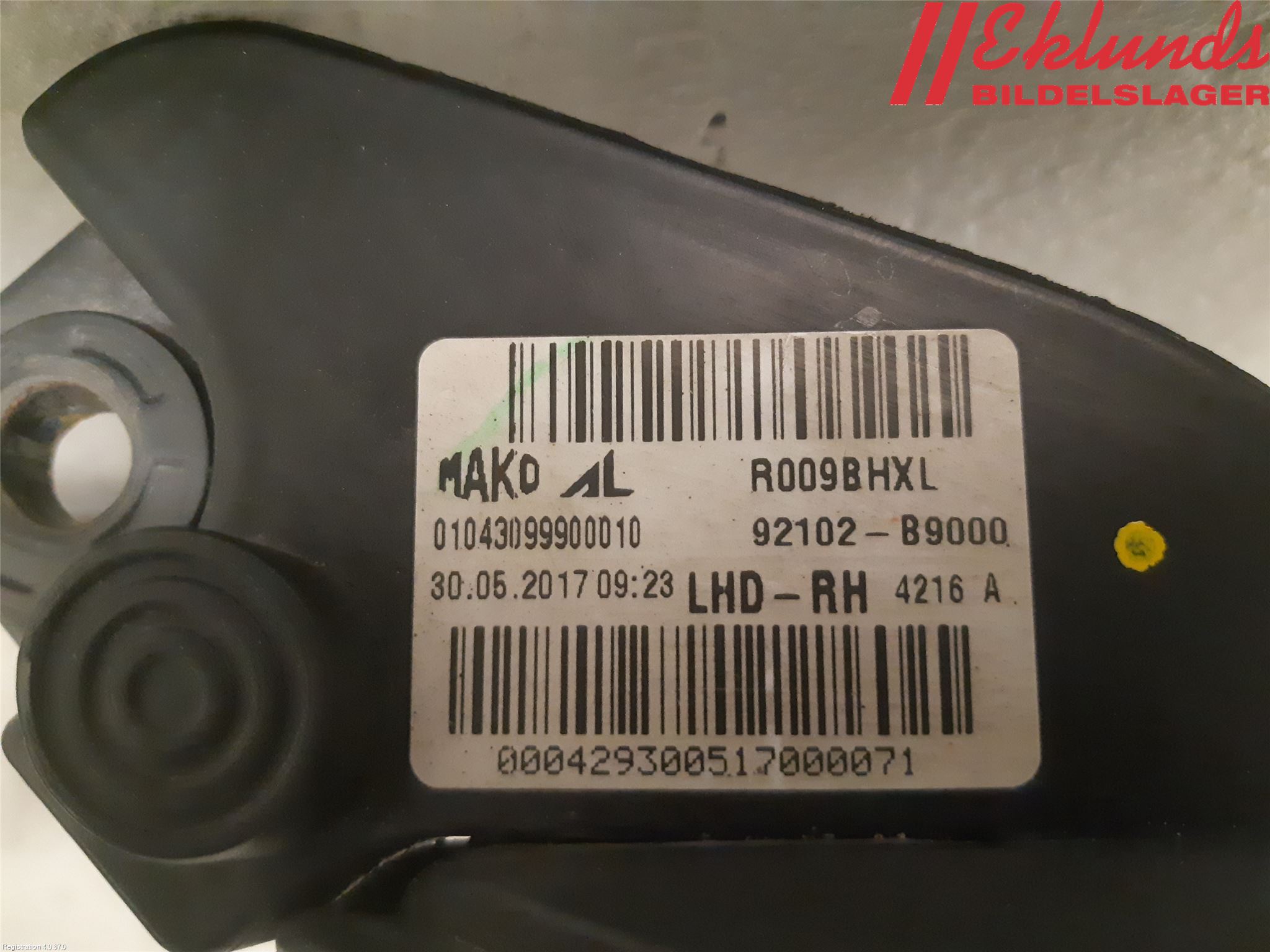 Hyundai i10 BA 17-20 Strålkastare Höger