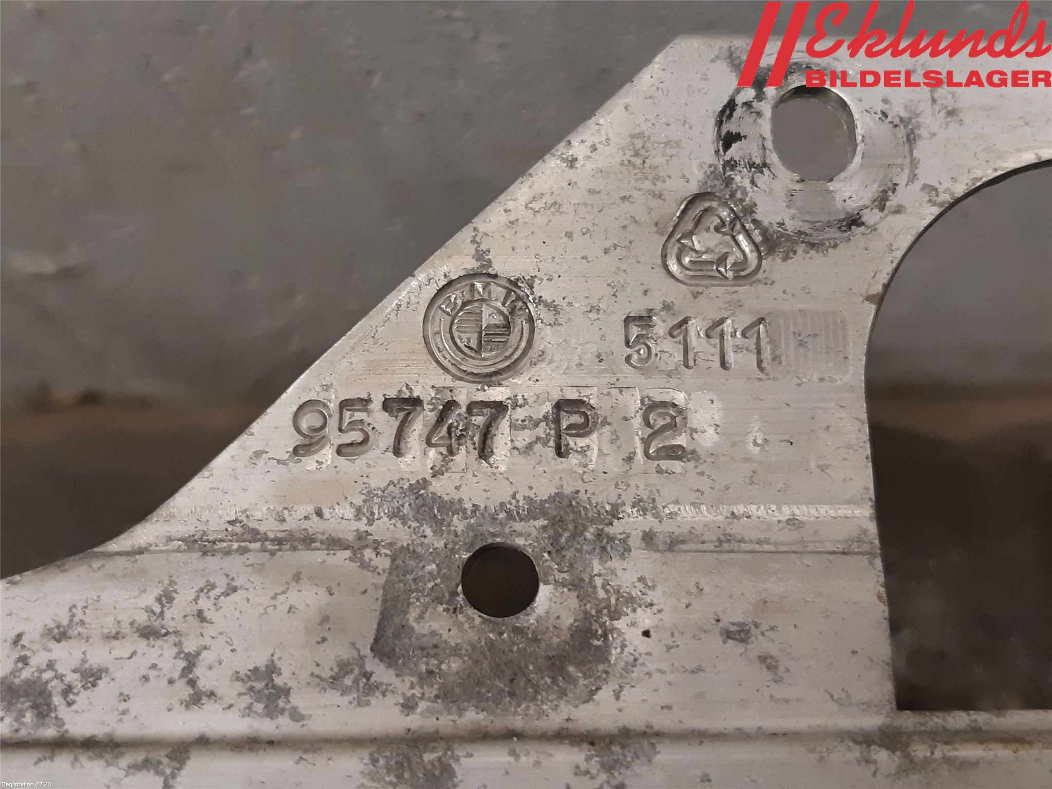 BMW 7 E65/66    00-08 Stötfångarbalk Fram