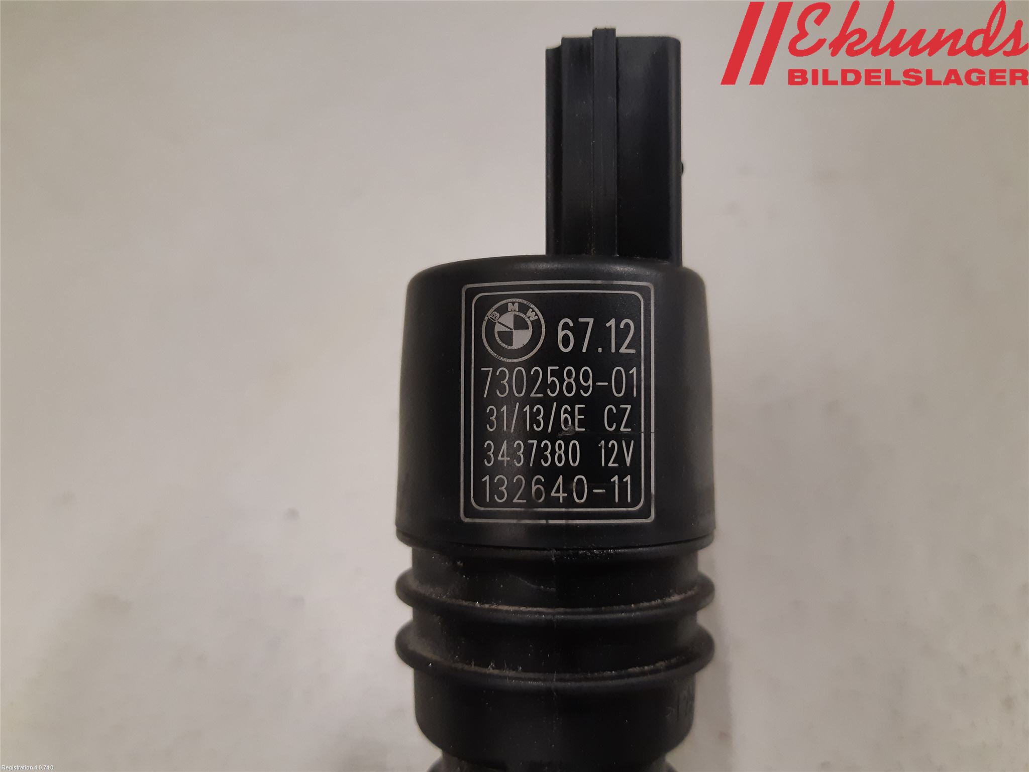 BMW 3 GT F34 13-19 Spolarpump Vindruta