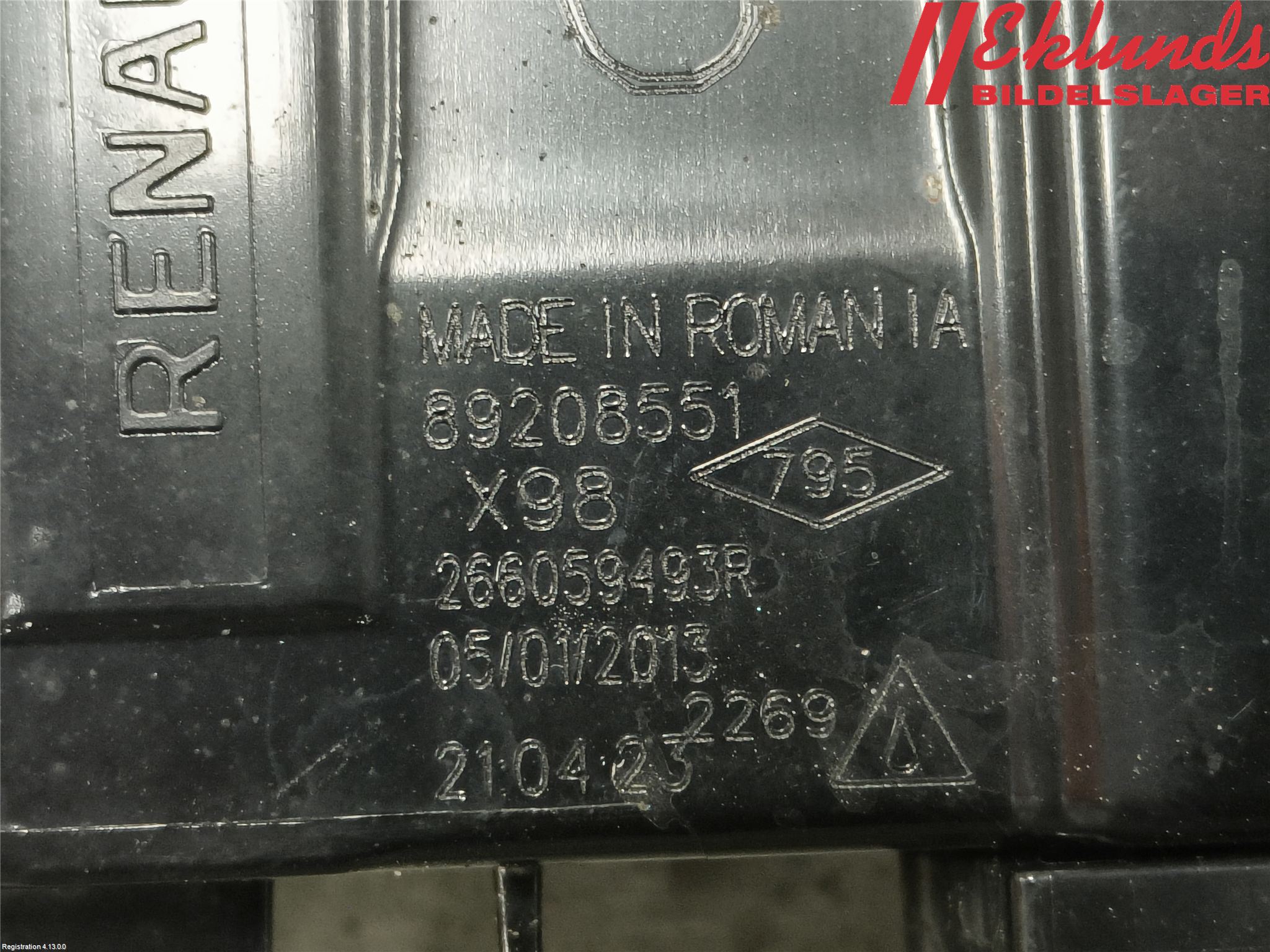 Renault CLIO IV 12-16 Positionsljus Fram Vä