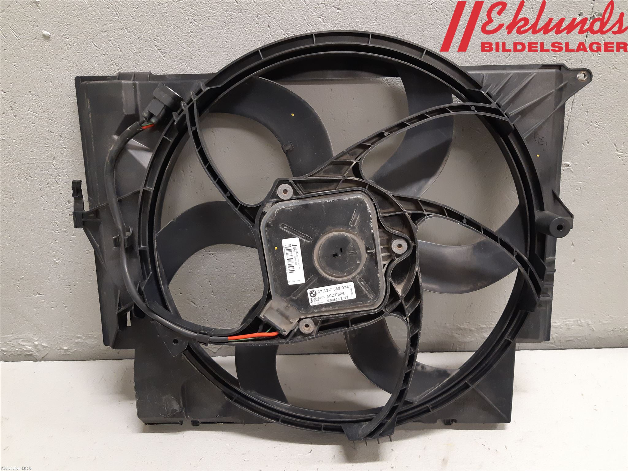 BMW 3 E90/91 SED/TOU 05-12 Kylfläkt El