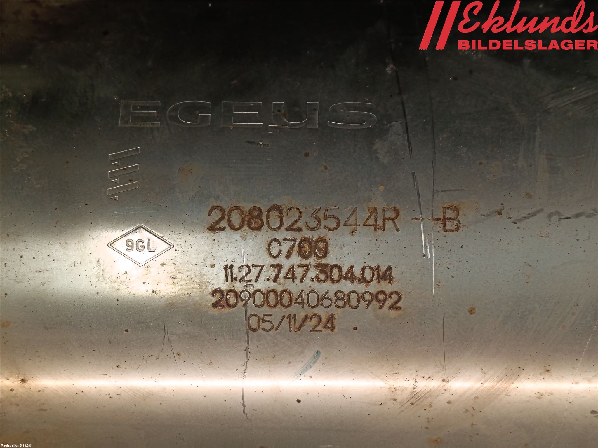 Mercedes-Benz MB CITAN/EQT (W420) 22- Avgas Partikelfilter