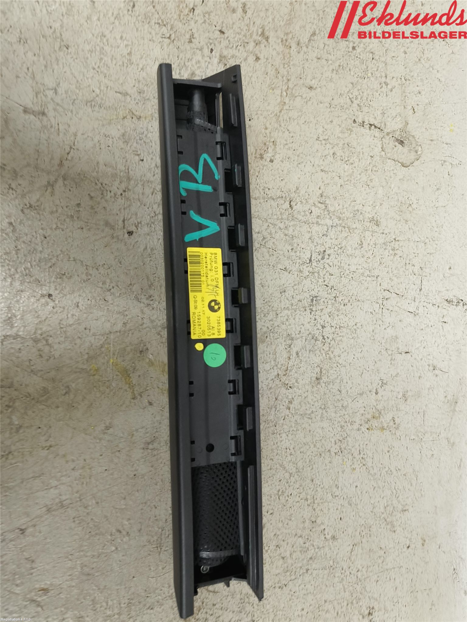 BMW 5 G30/G31/F90 17-23 Solskydd