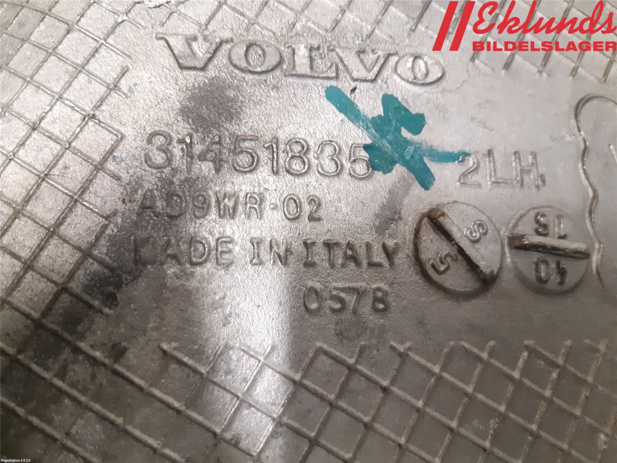 Volvo XC90/RECHARGE 16- Bärarm Bak Vänster