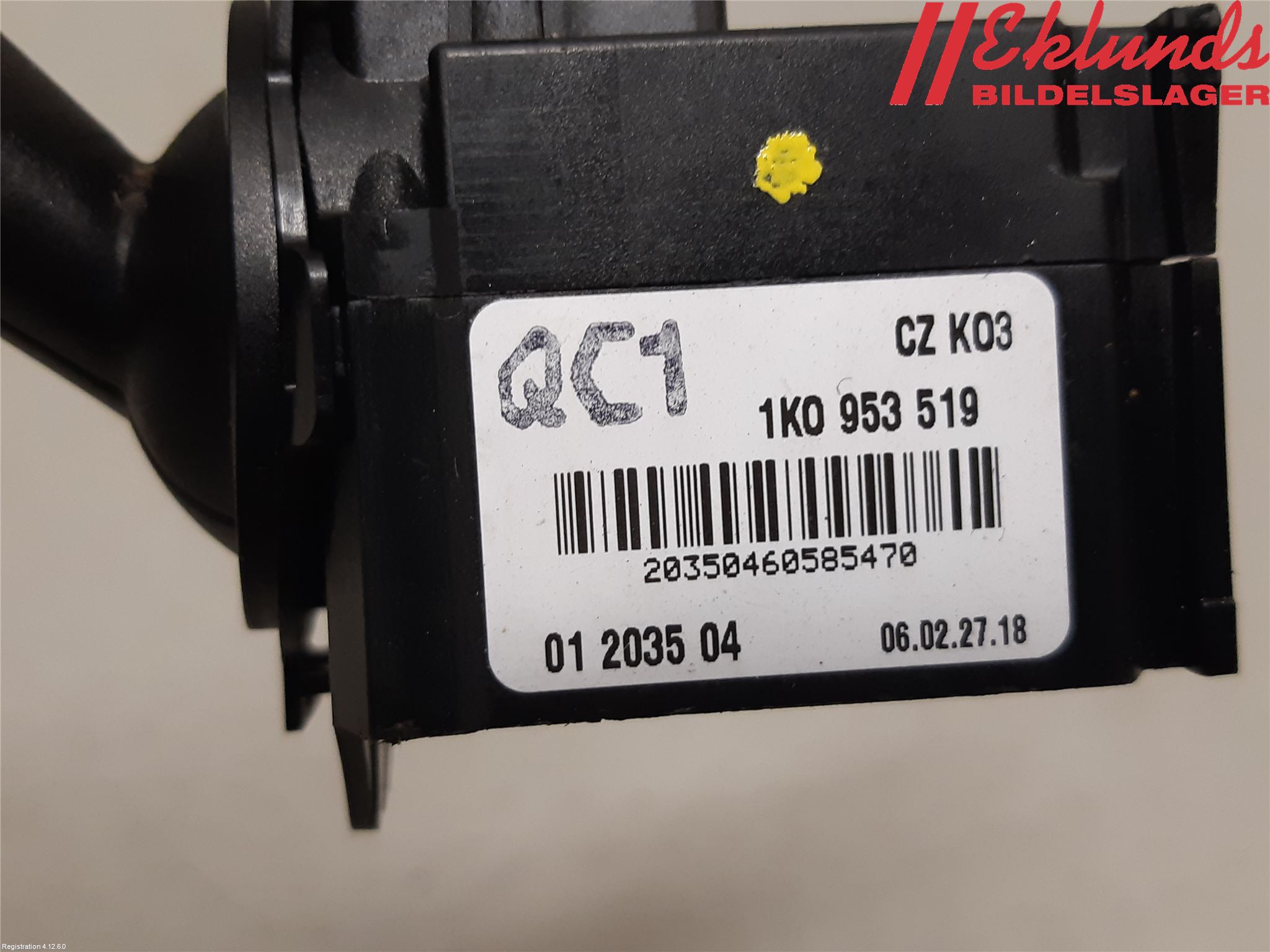 Volkswagen VW GOLF V 04-09 Spak Torkar-Spolomk